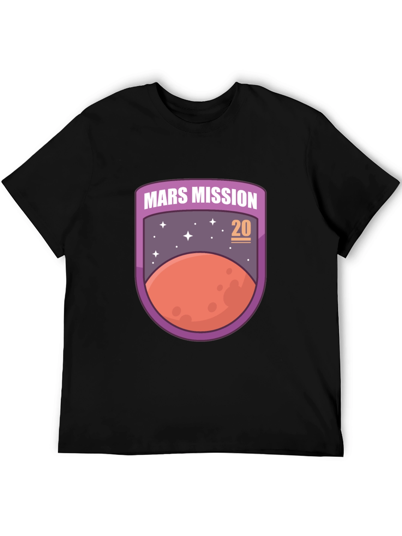 Mars Mission 20 Unisex T-Shirt Space Graphic Tee