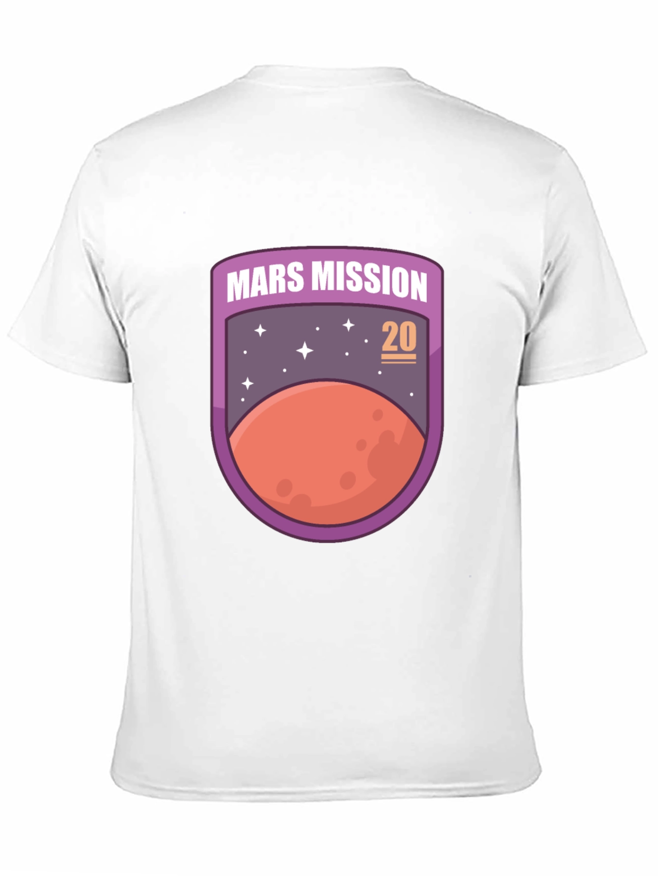 Mars Mission 20 Unisex T-Shirt Space Graphic Tee