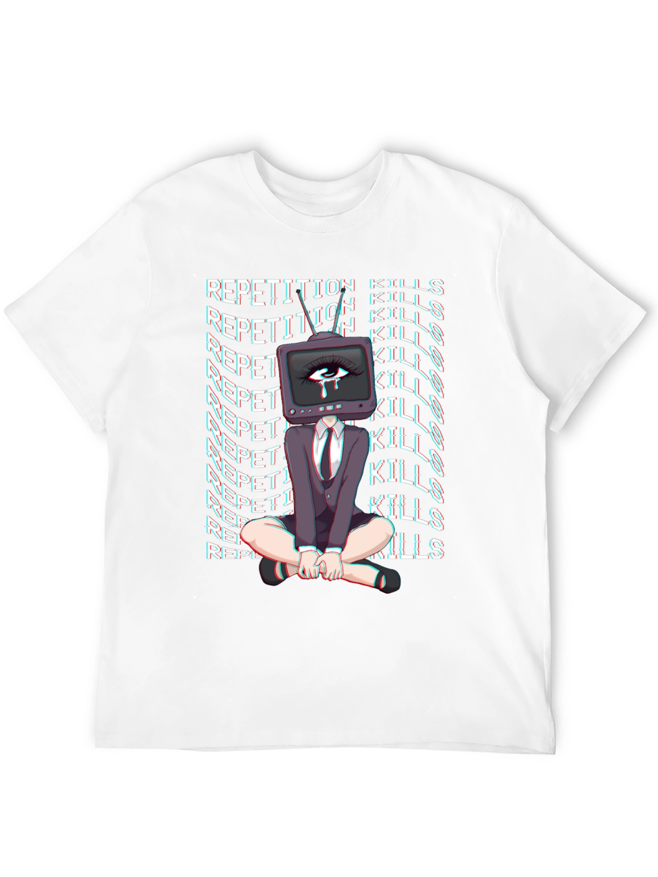 Repetition Kills Graphic Tee - Trendy Statement Shirt