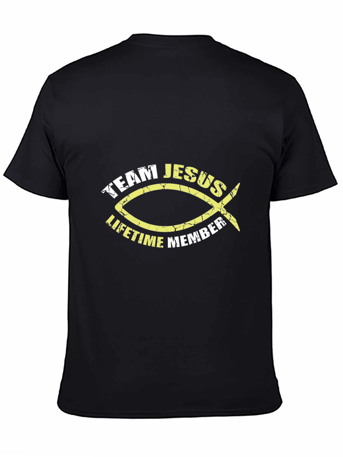 Team Jesus Lifetime Member Black T-Shirt