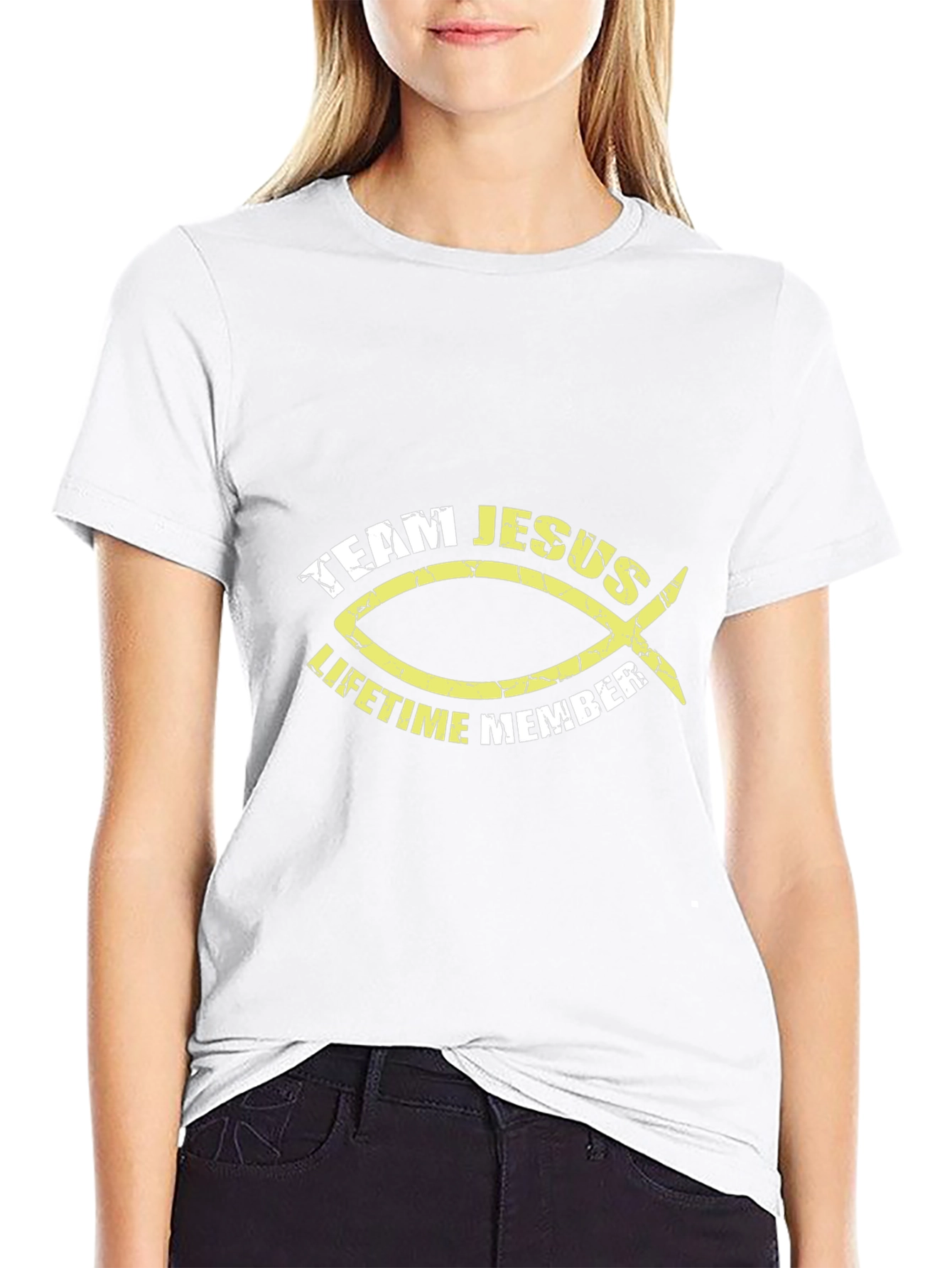 Team Jesus Lifetime Member Black T-Shirt