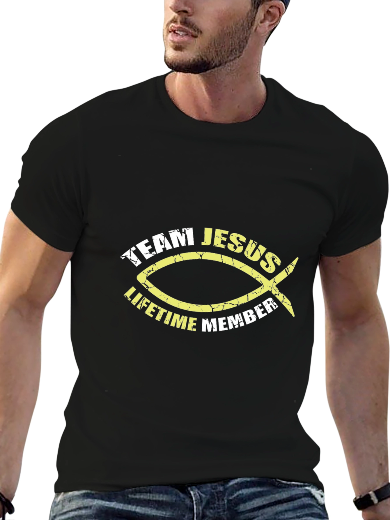 Team Jesus Lifetime Member Black T-Shirt