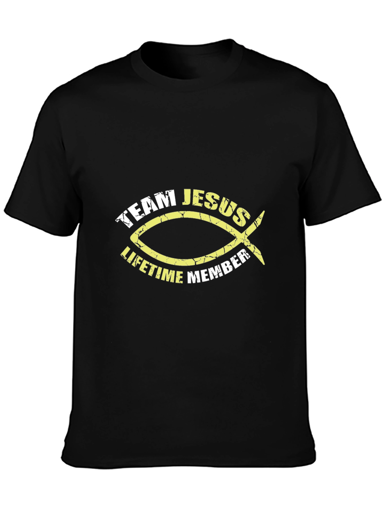 Team Jesus Lifetime Member Black T-Shirt