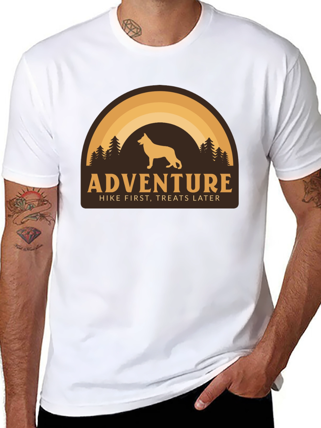 Adventure Dog T-Shirt - Hike First Treats Later