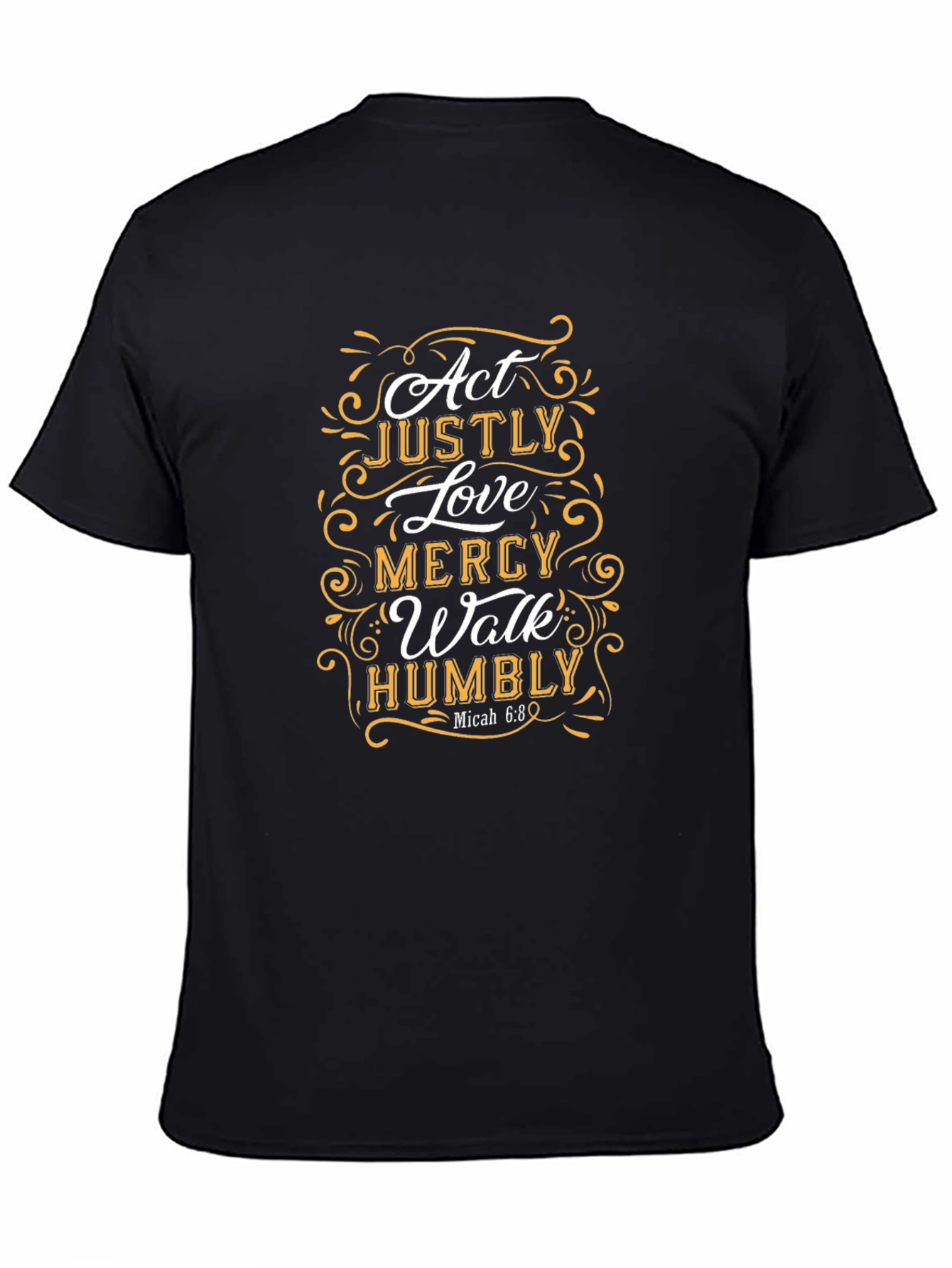 Act Justly Christian T-Shirt - Micah 6:8 Scripture Tee