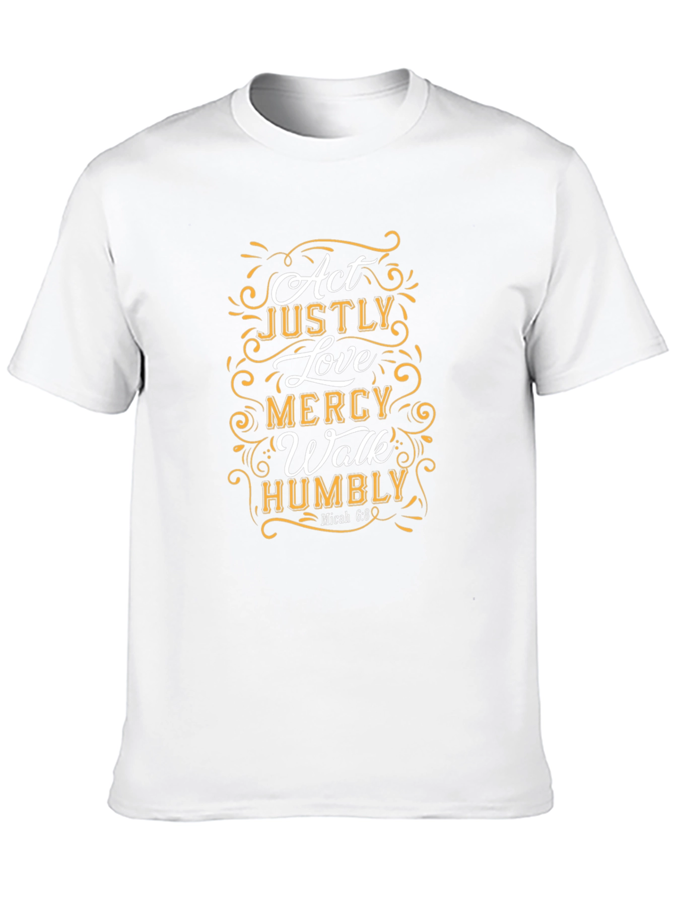 Act Justly Christian T-Shirt - Micah 6:8 Scripture Tee