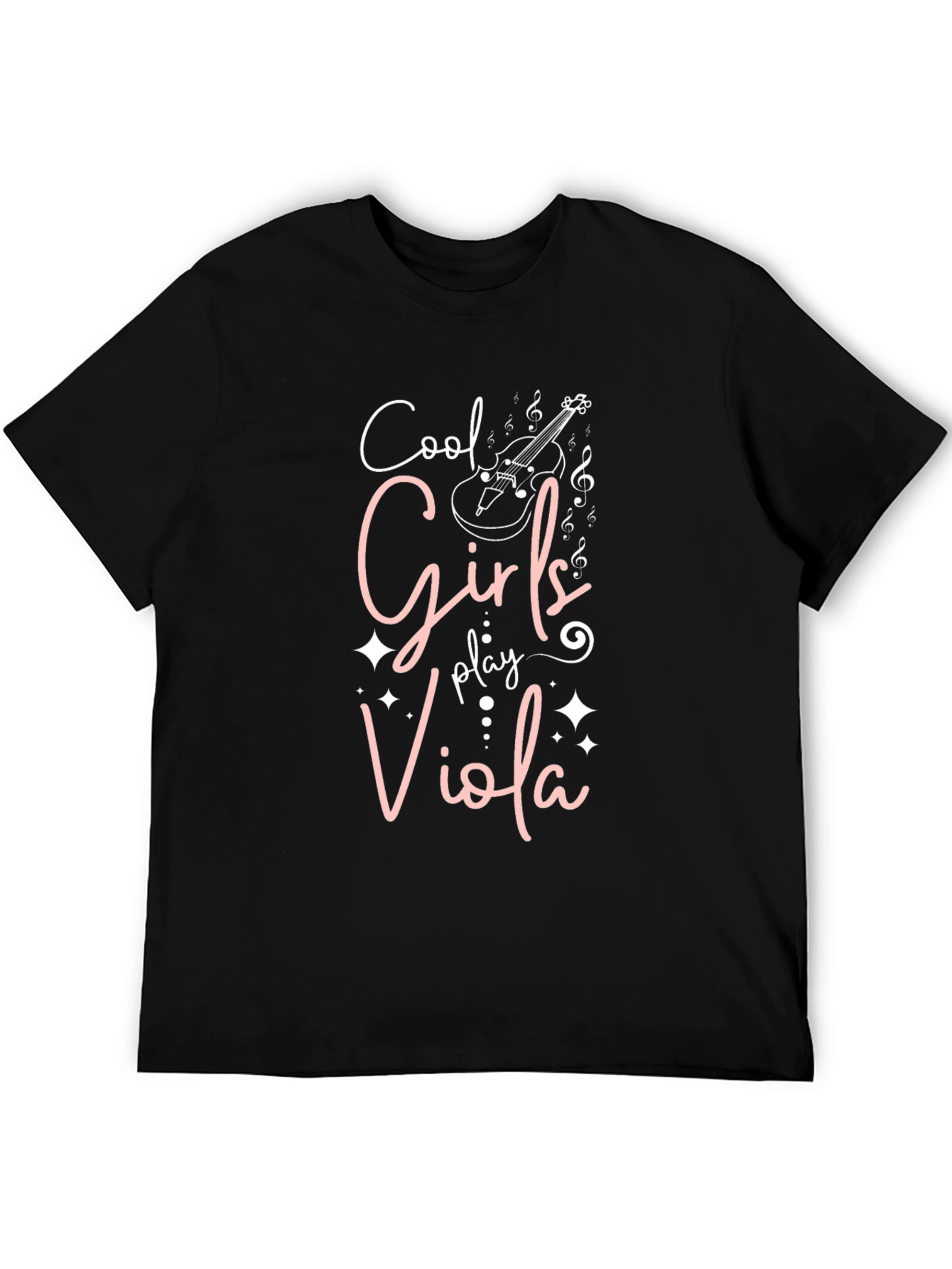 Cool Girls Play Viola T-Shirt - Music Lover Tee