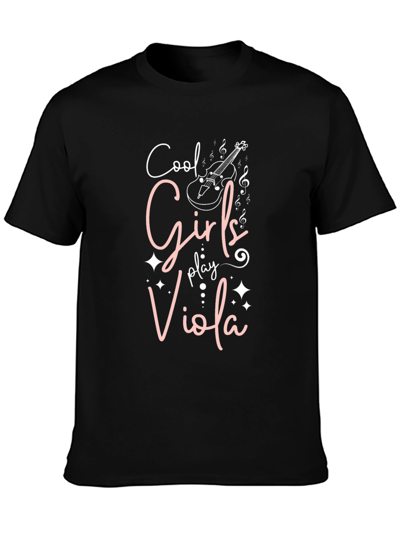 Cool Girls Play Viola T-Shirt - Music Lover Tee