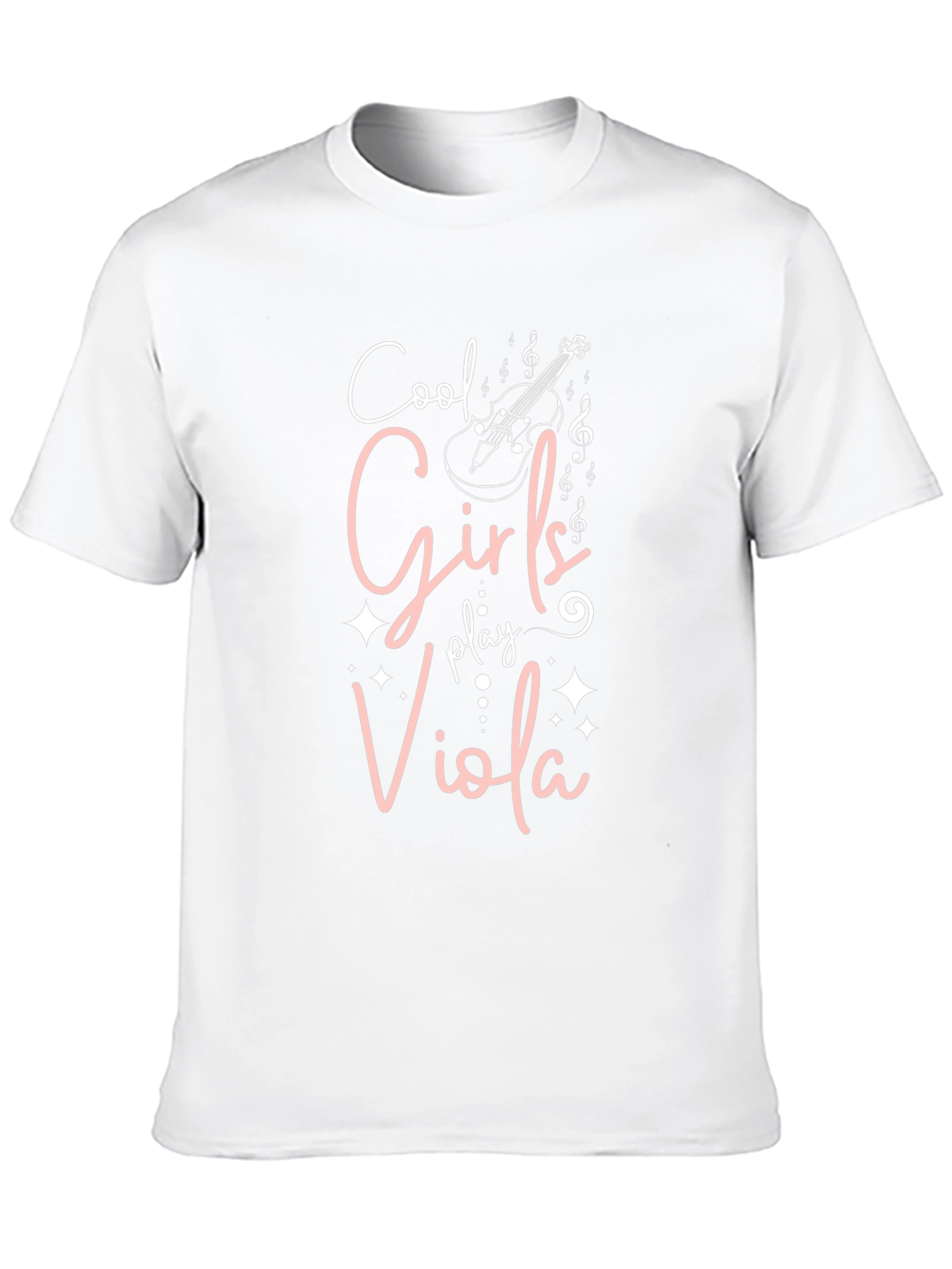 Cool Girls Play Viola T-Shirt - Music Lover Tee