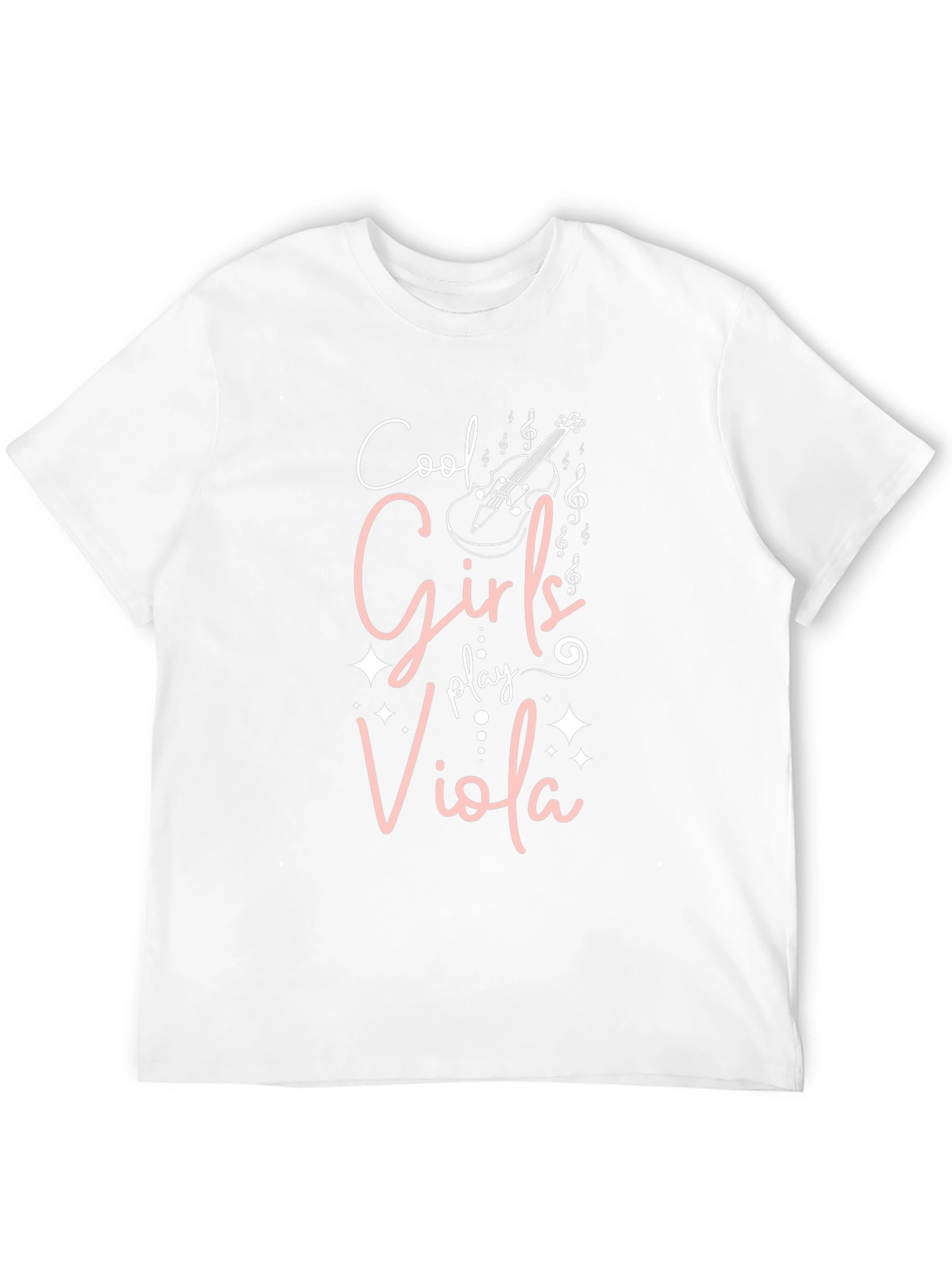 Cool Girls Play Viola T-Shirt - Music Lover Tee