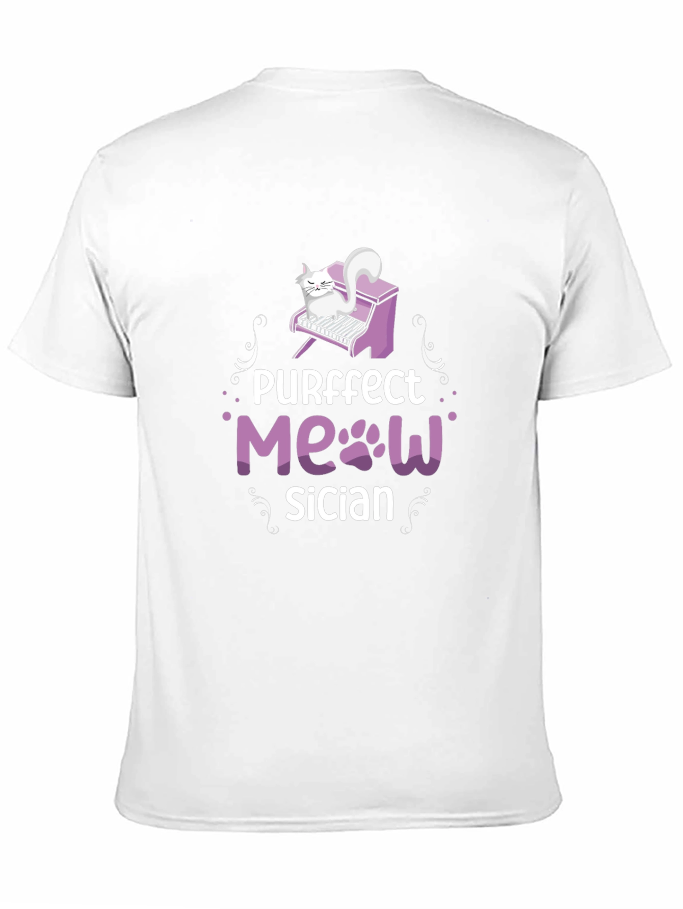 Purrfect Musician Cat Piano T-Shirt