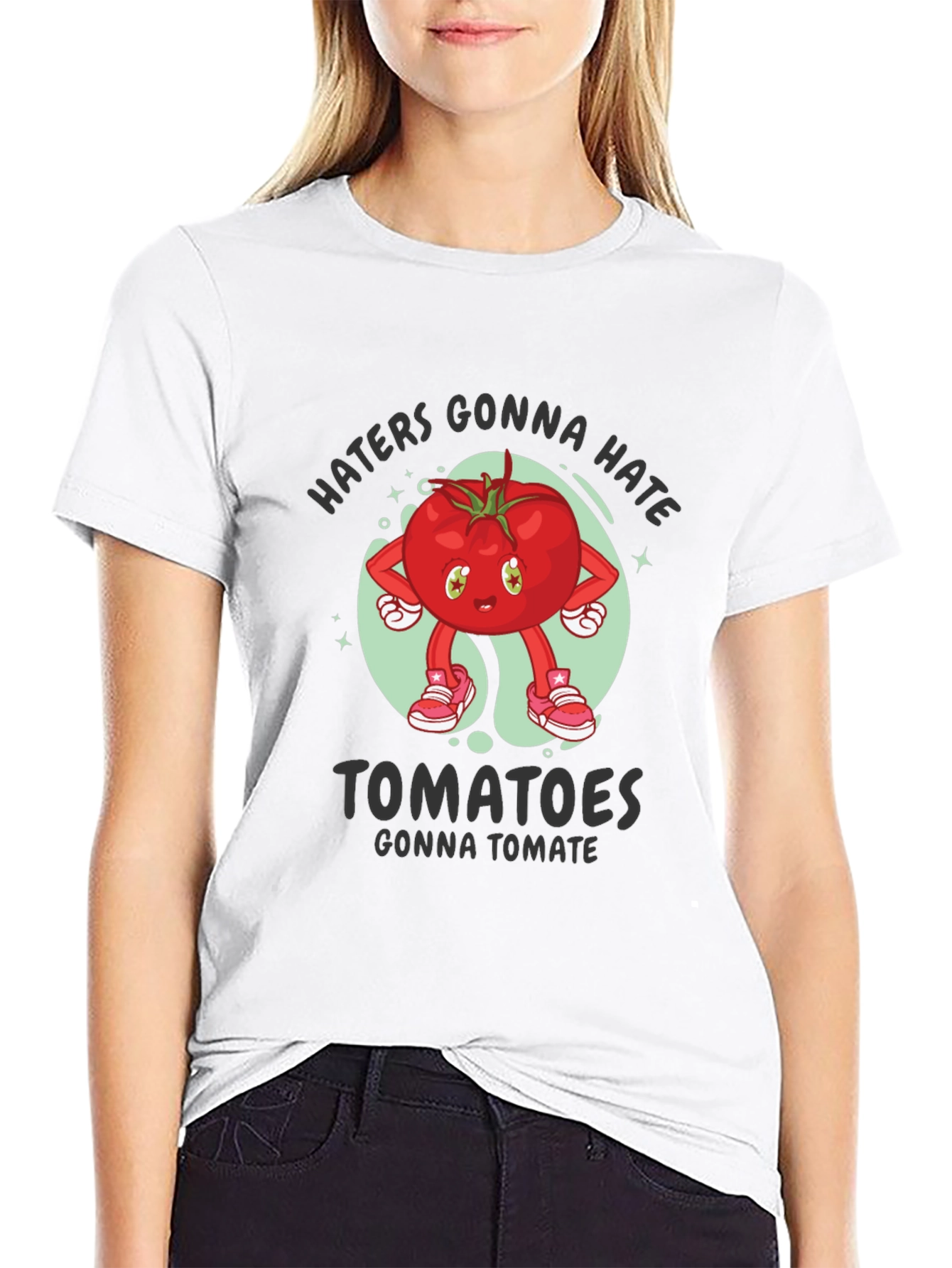 Haters Gonna Hate Tomato Graphic Tee