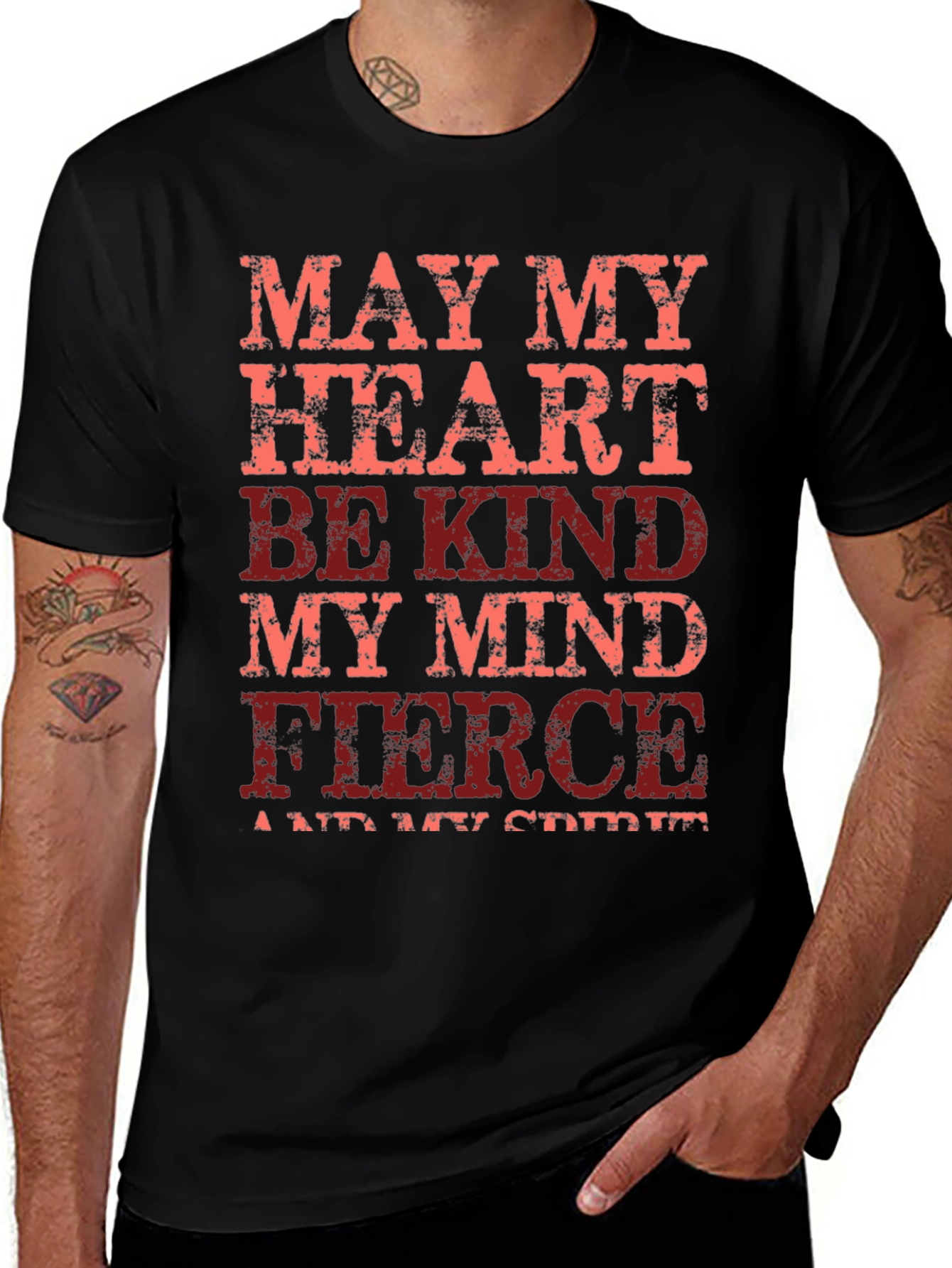 Kind Heart Fierce Mind Graphic T-Shirt