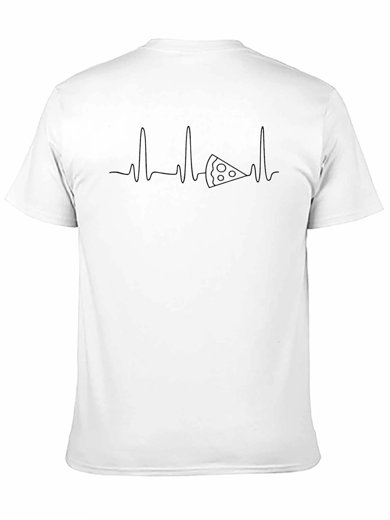 Pizza Heartbeat Graphic T-Shirt