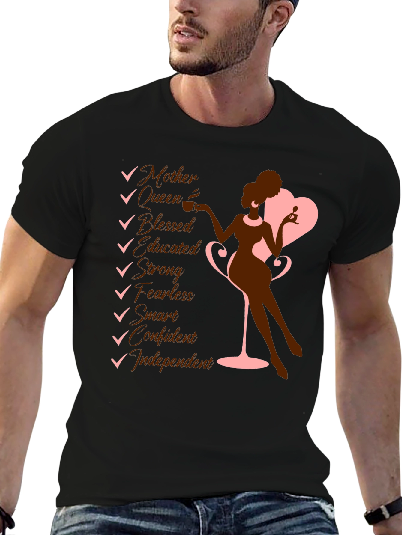 Empowered Woman Graphic Tee - Mother Queen Confident