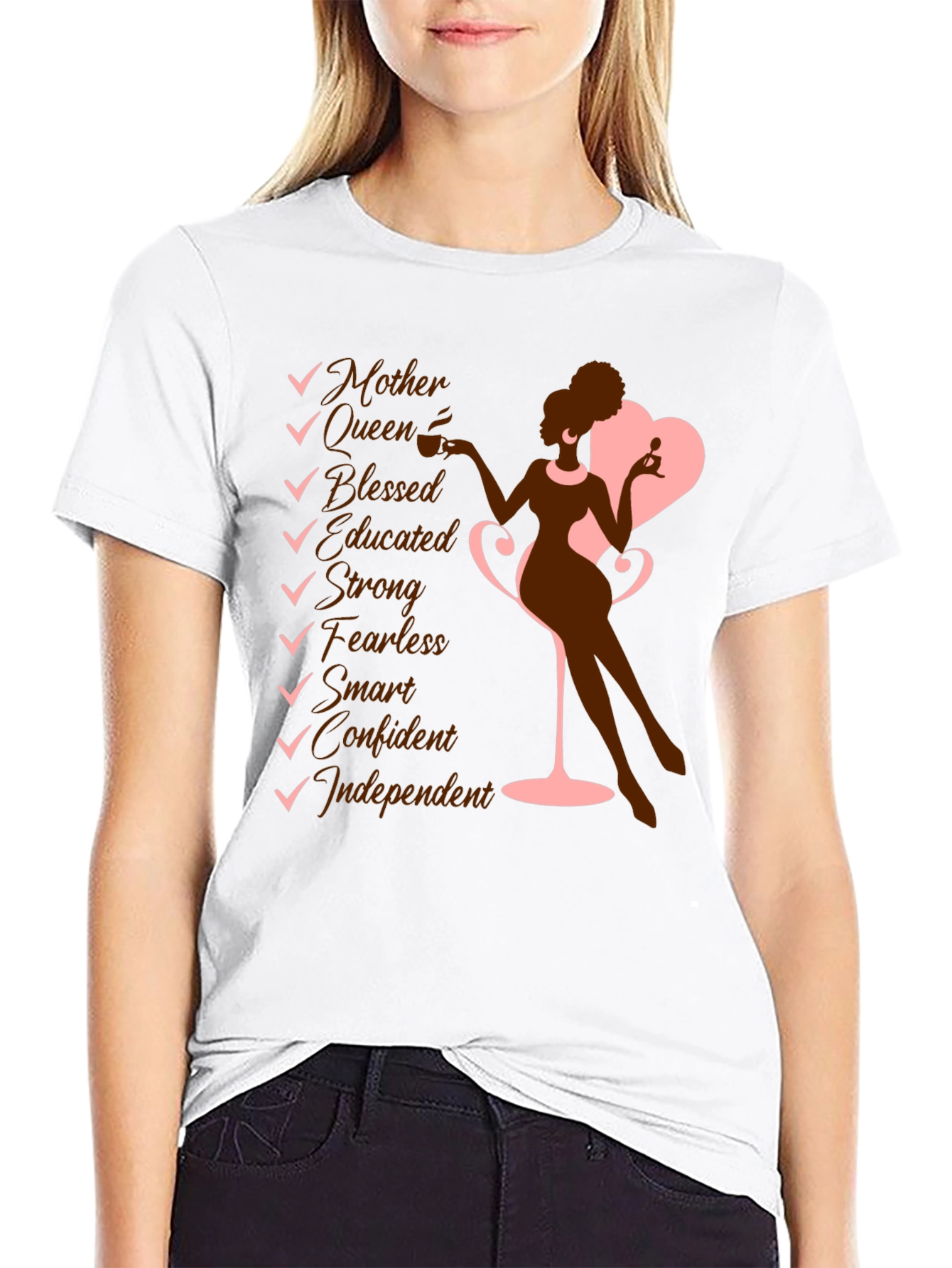 Empowered Woman Graphic Tee - Mother Queen Confident