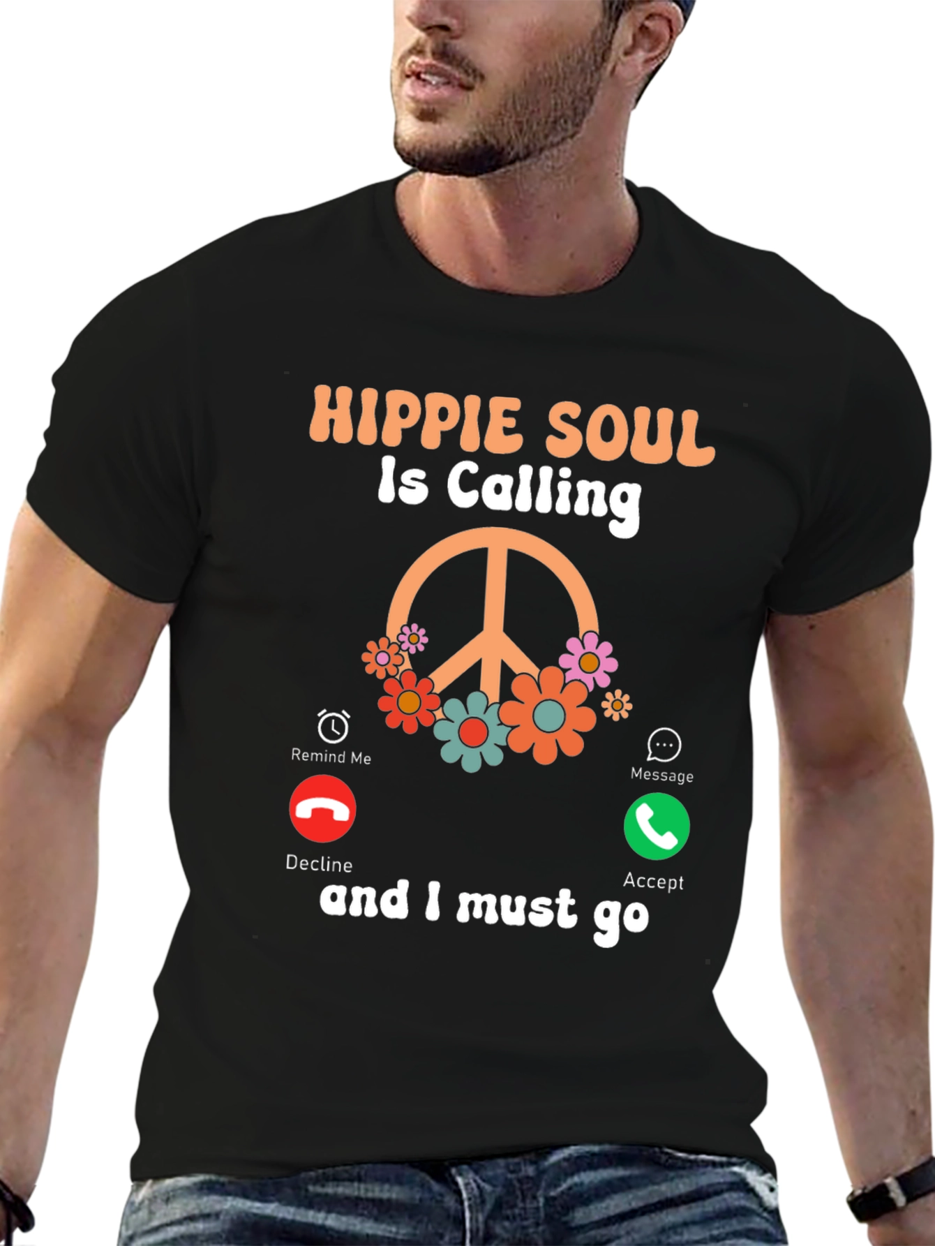 Hippie Soul Calling Graphic T-Shirt