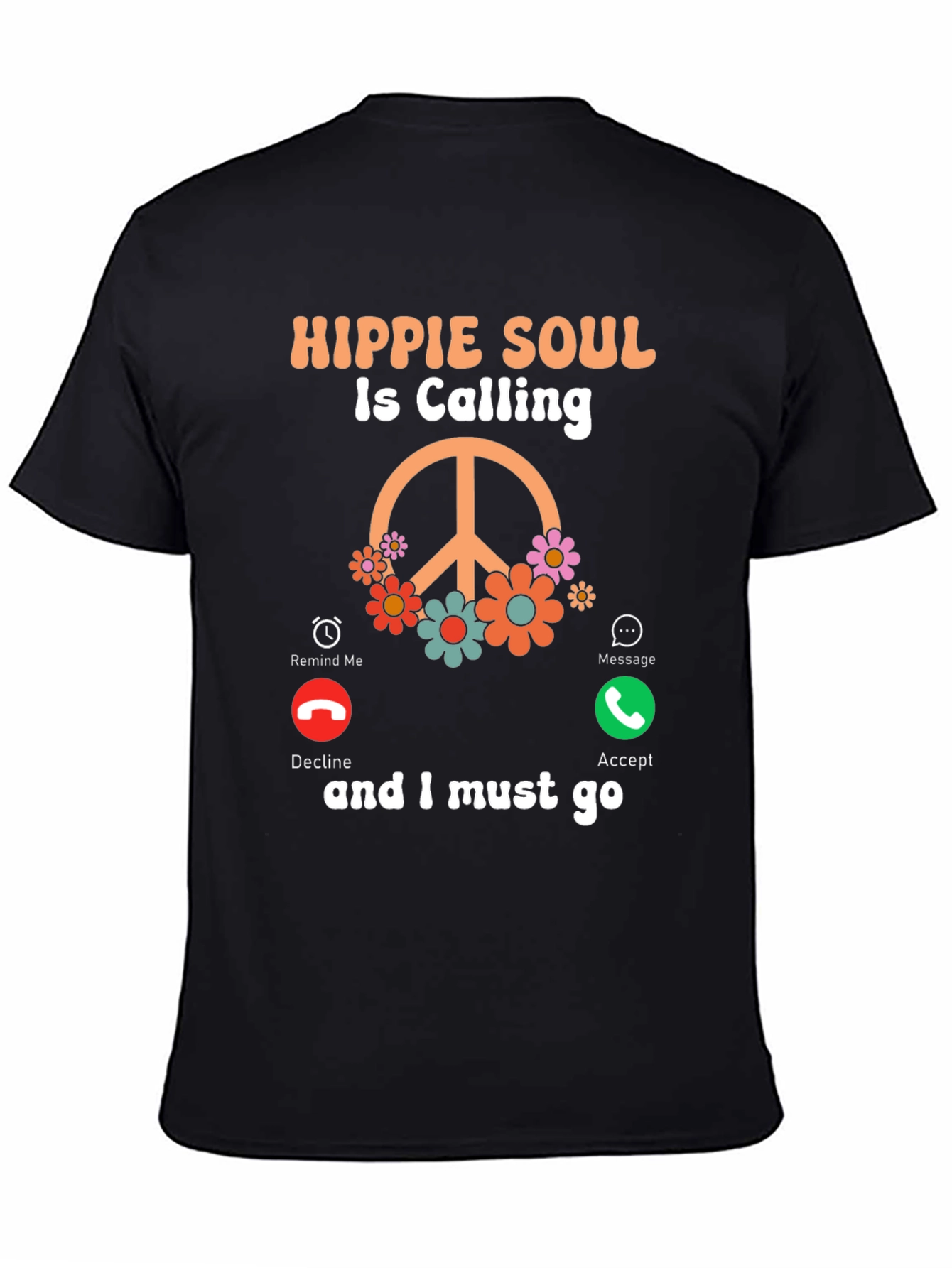 Hippie Soul Calling Graphic T-Shirt