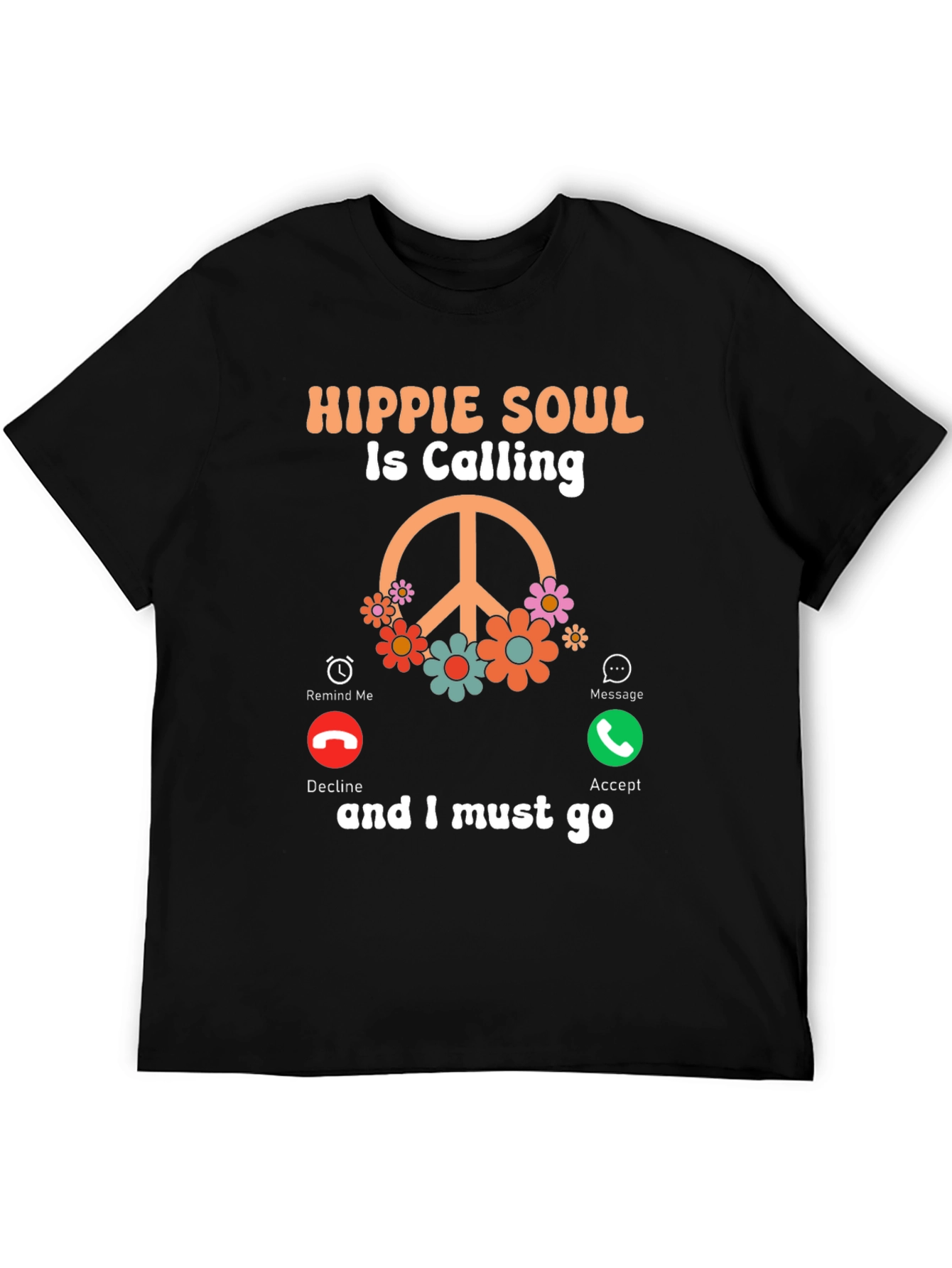 Hippie Soul Calling Graphic T-Shirt