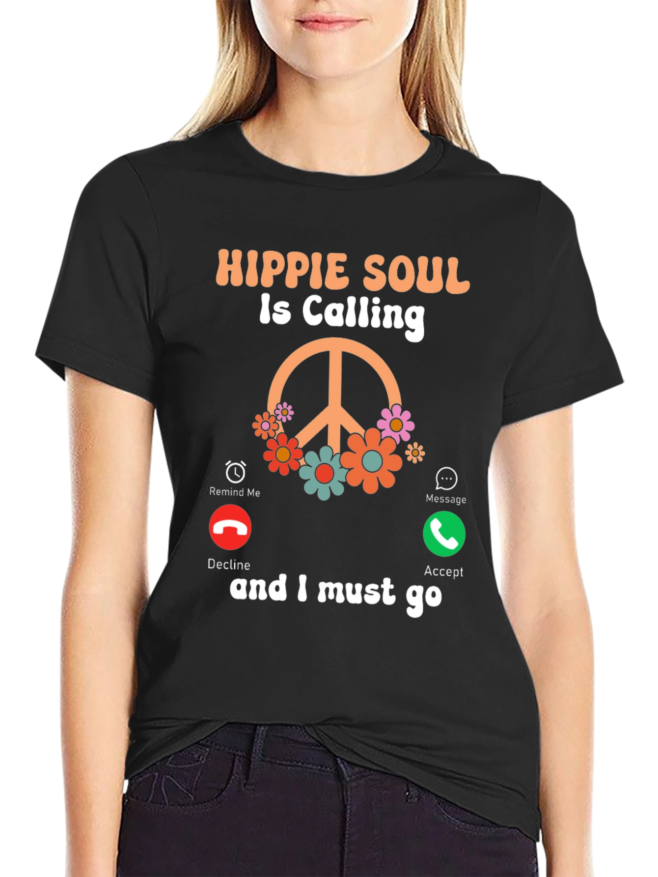 Hippie Soul Calling Graphic T-Shirt