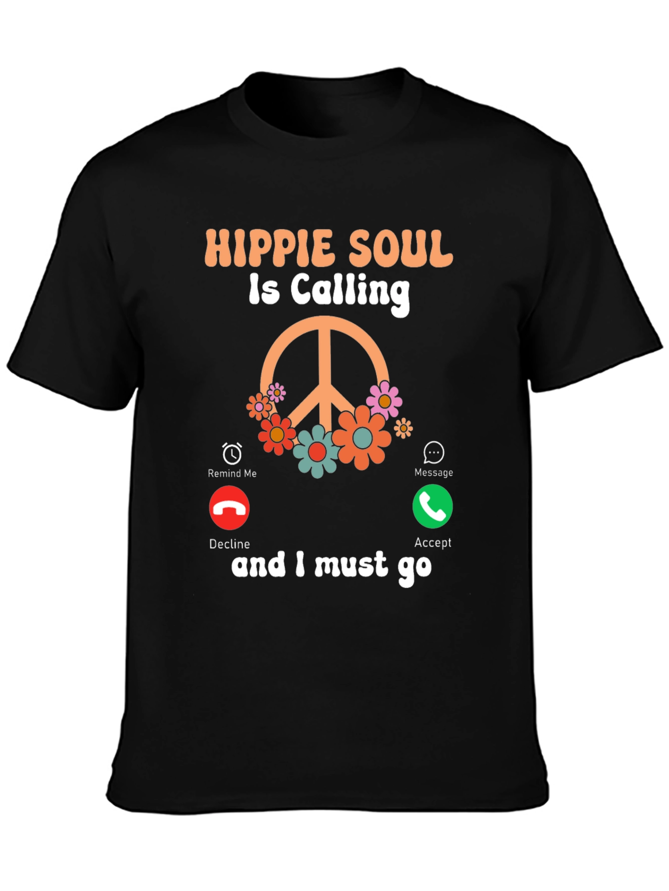 Hippie Soul Calling Graphic T-Shirt