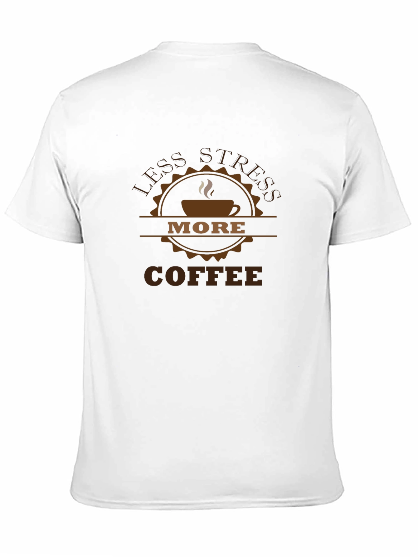 Less Stress More Coffee Graphic T-Shirt
