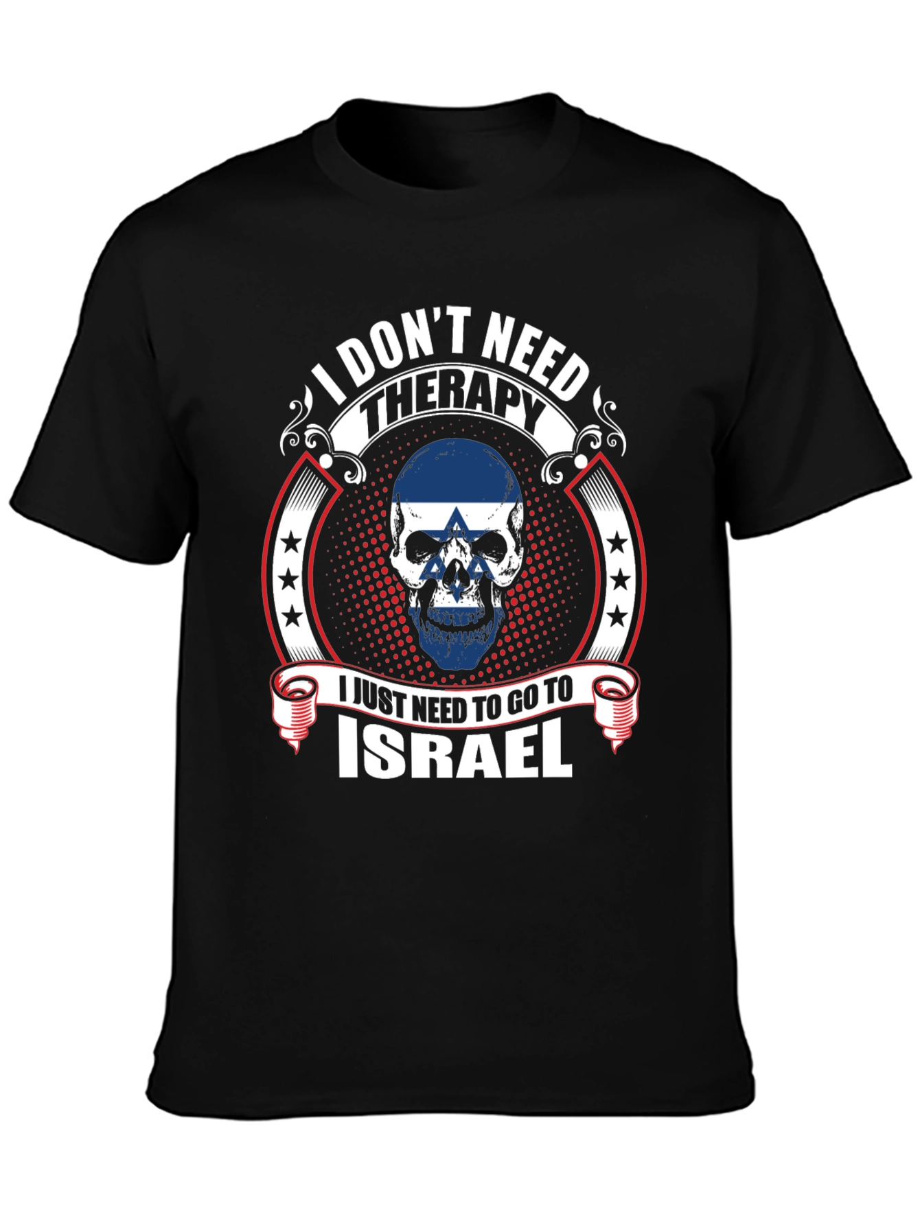 Israel Skull Graphic Tee