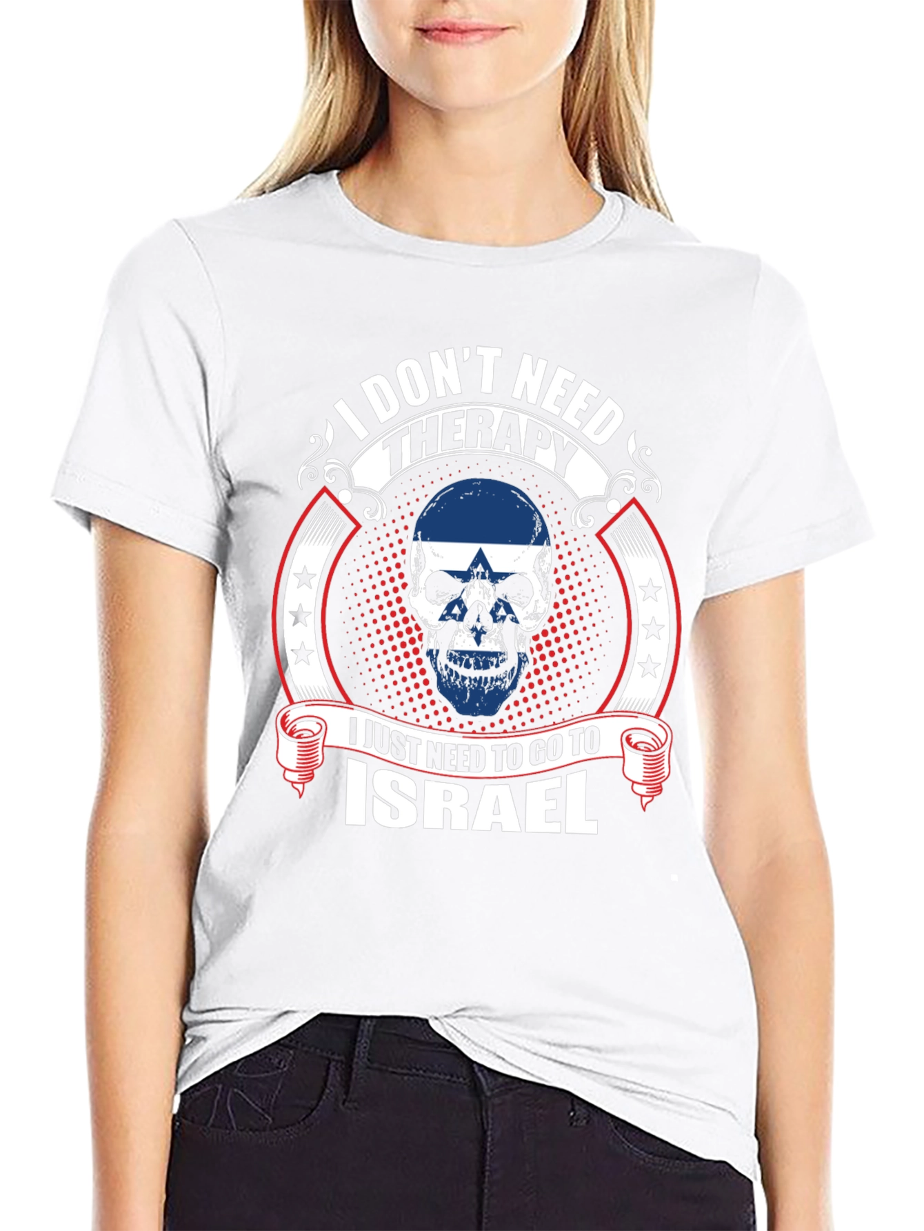Israel Skull Graphic Tee