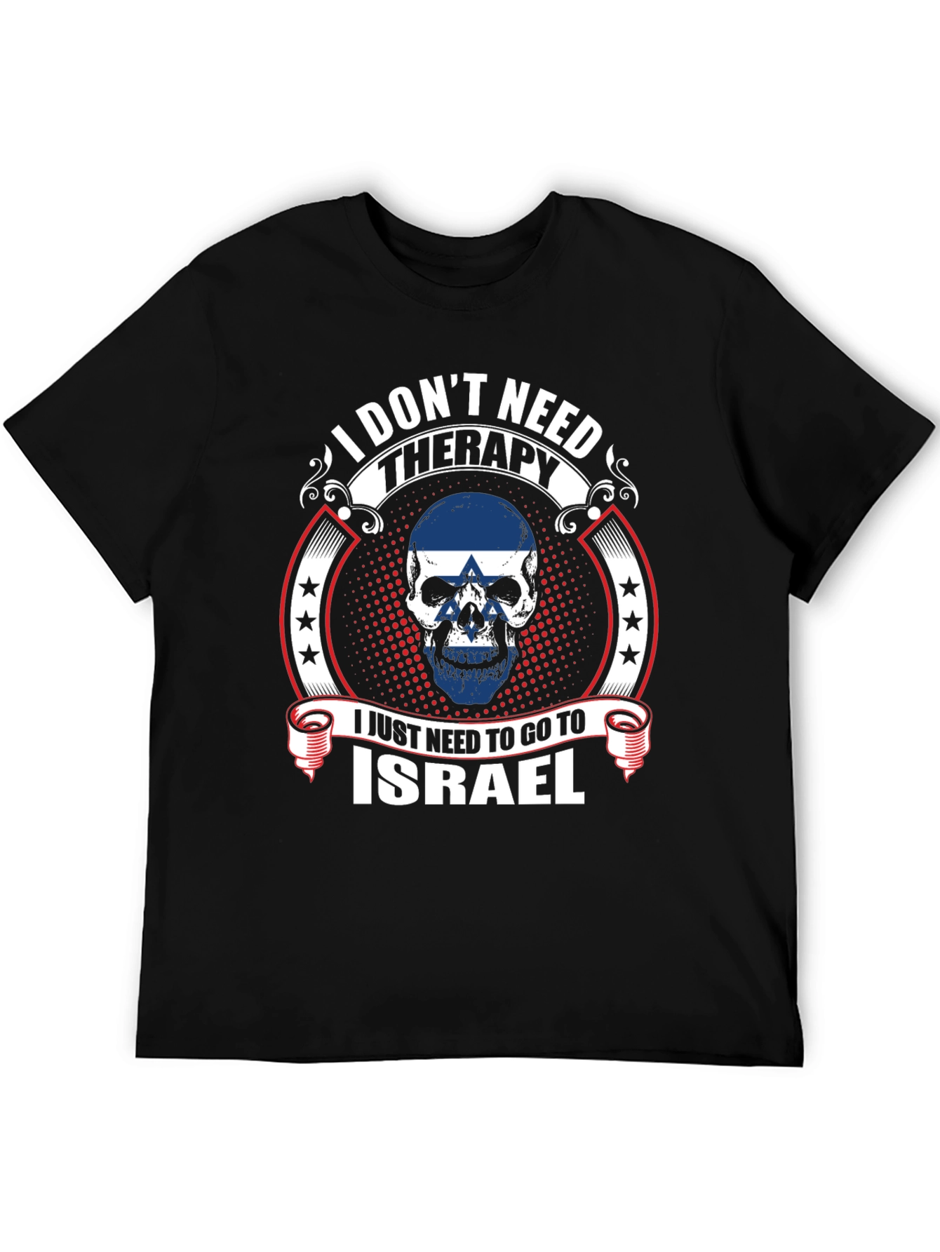 Israel Skull Graphic Tee