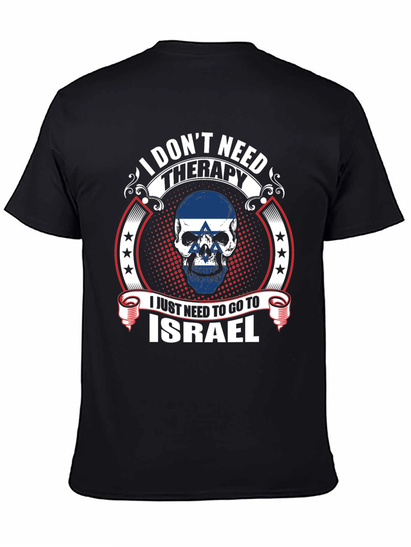 Israel Skull Graphic Tee