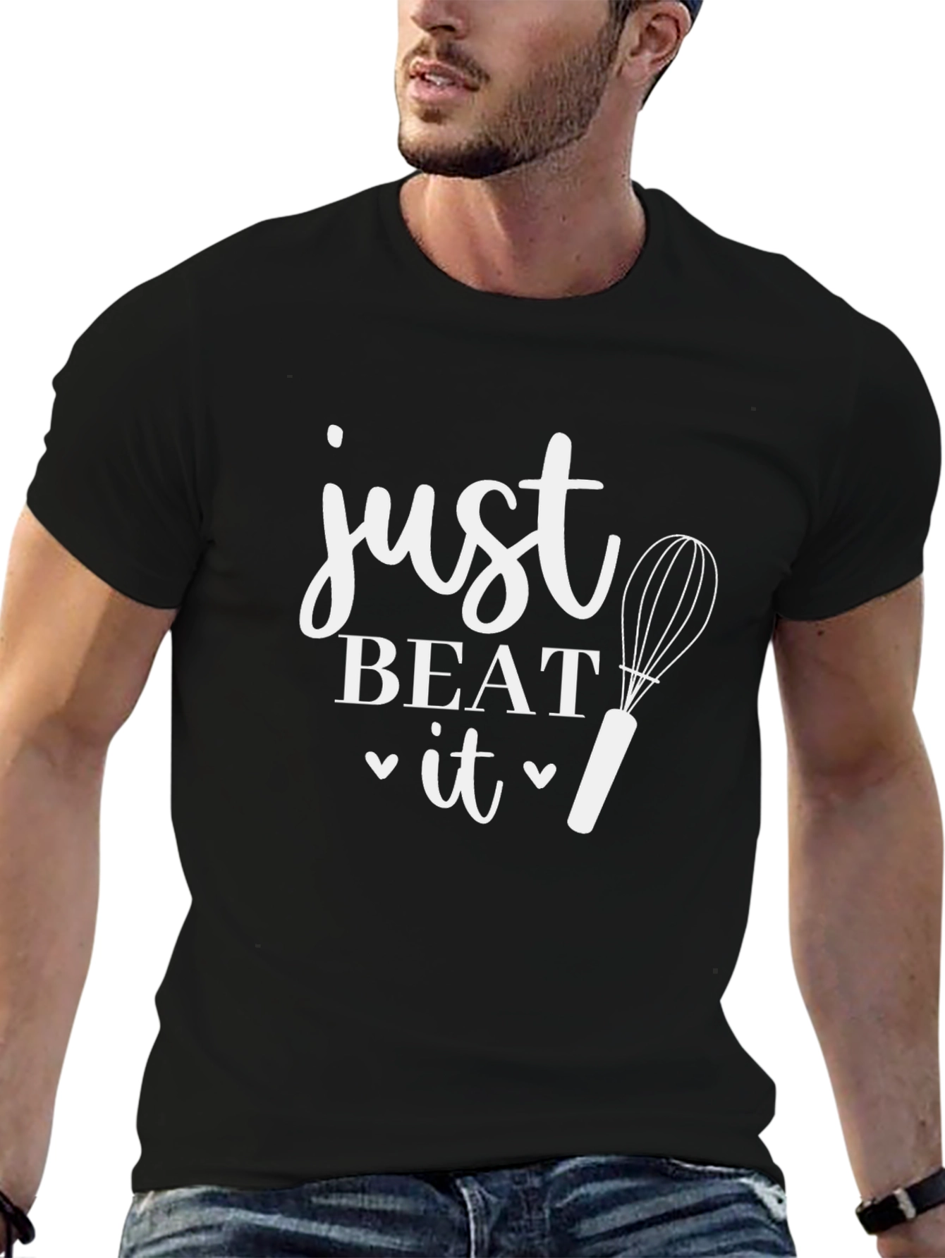 Just Beat It Black T-Shirt