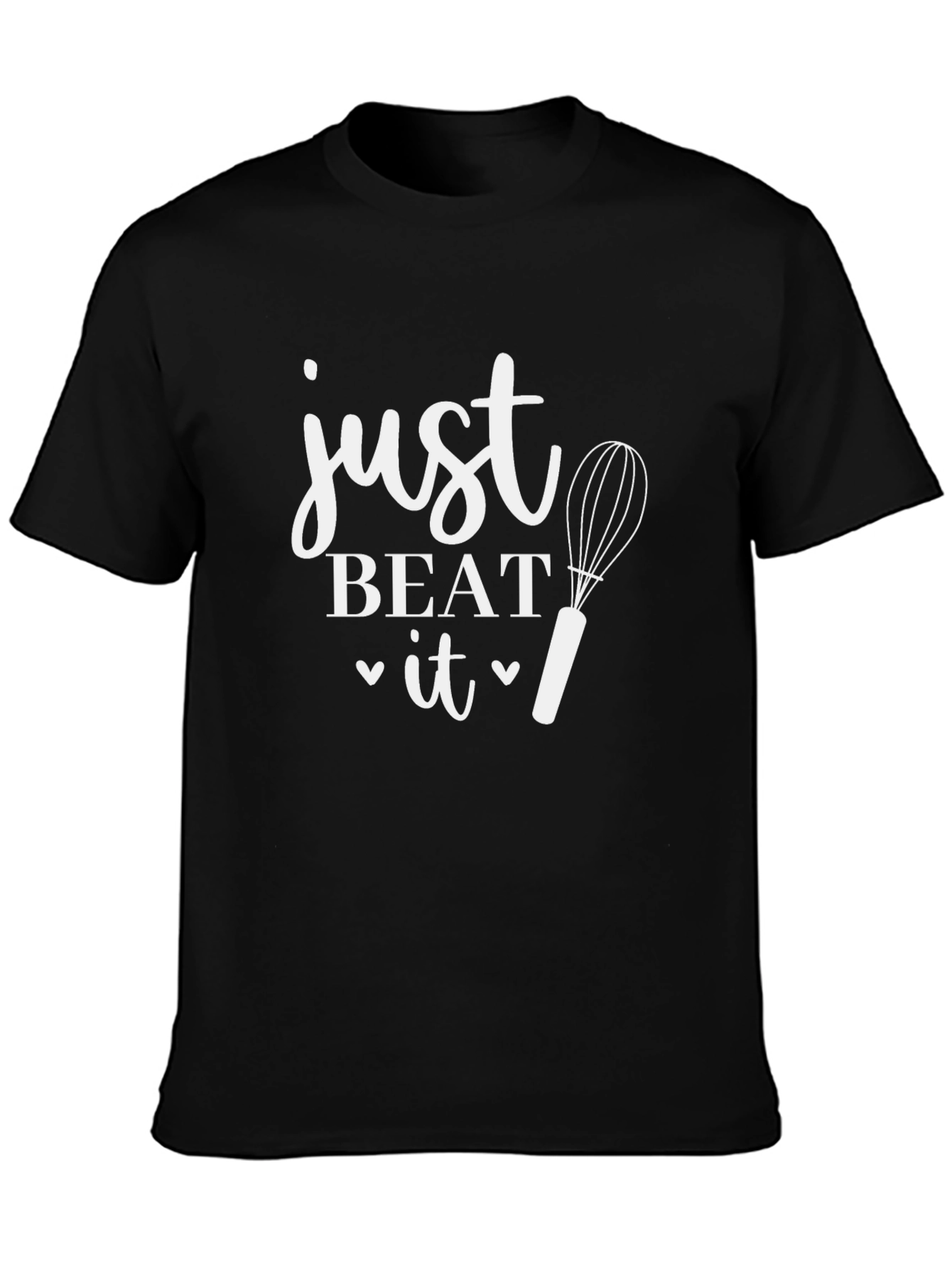 Just Beat It Black T-Shirt