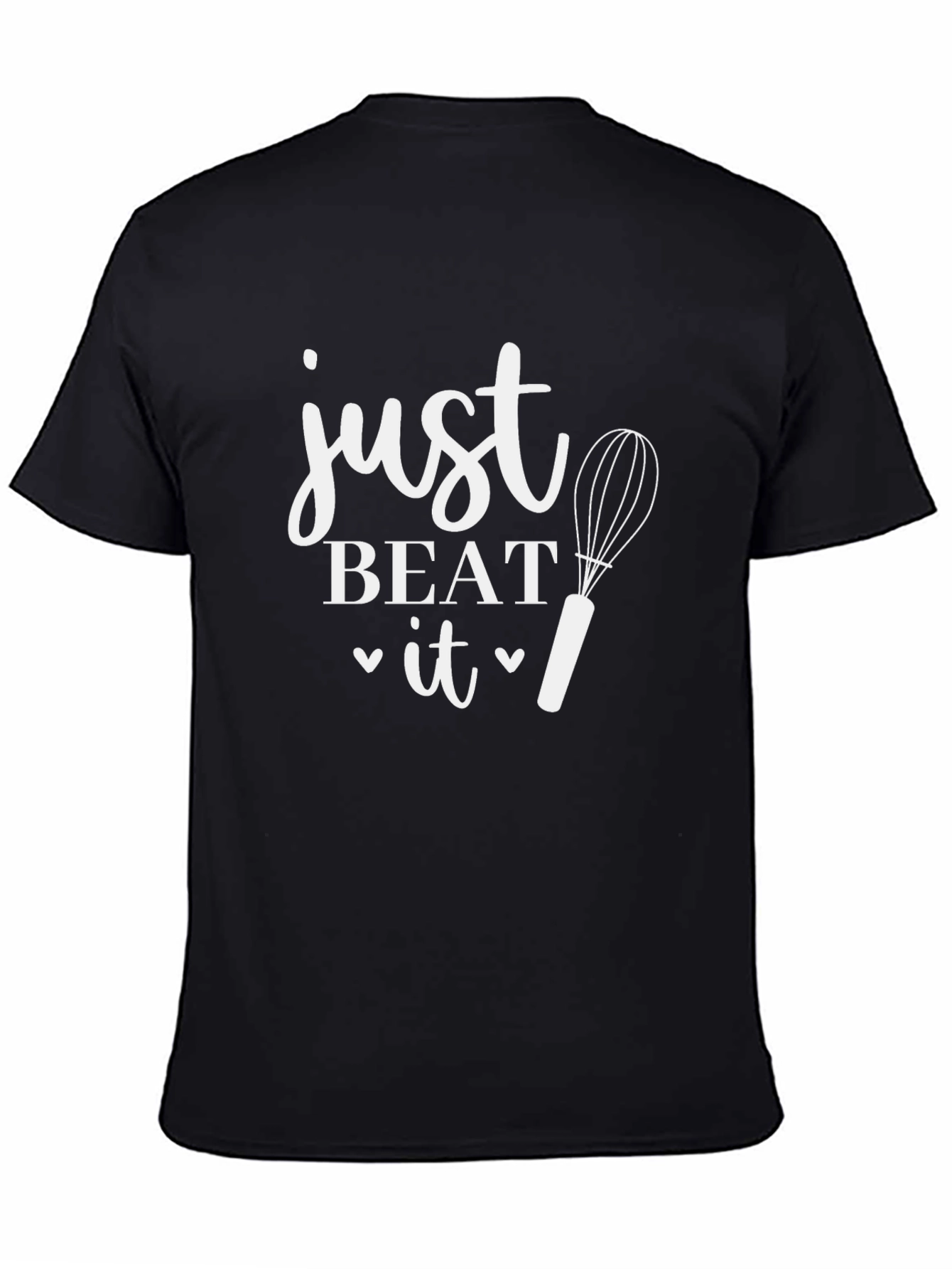 Just Beat It Black T-Shirt