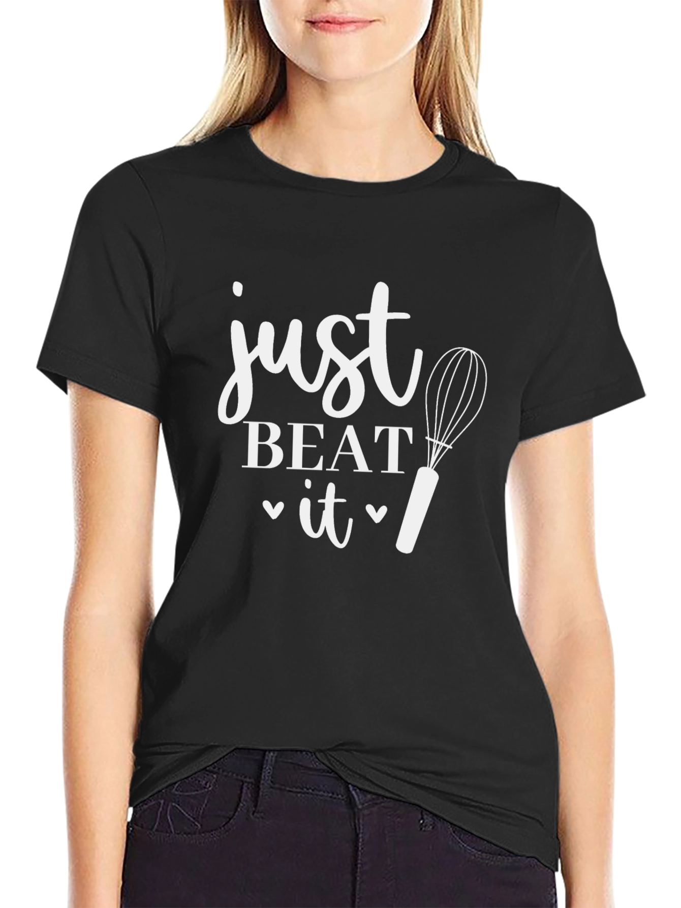 Just Beat It Black T-Shirt