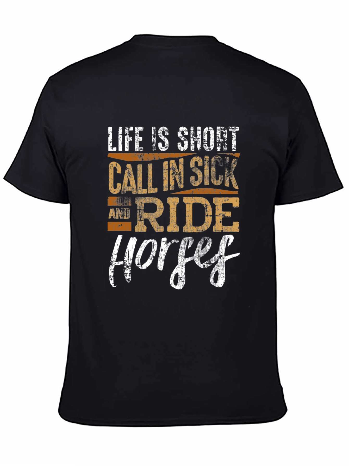 Life is Short Ride Horses Graphic Tee