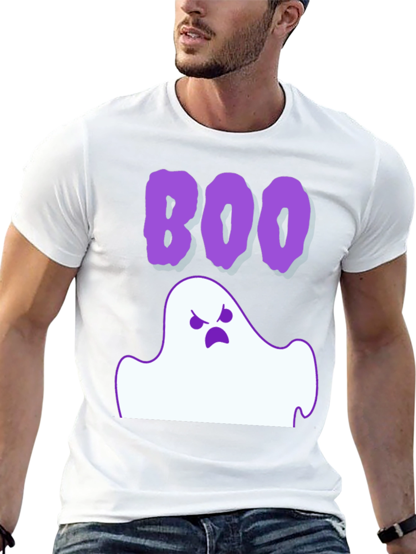 Boo Ghost Halloween T-Shirt