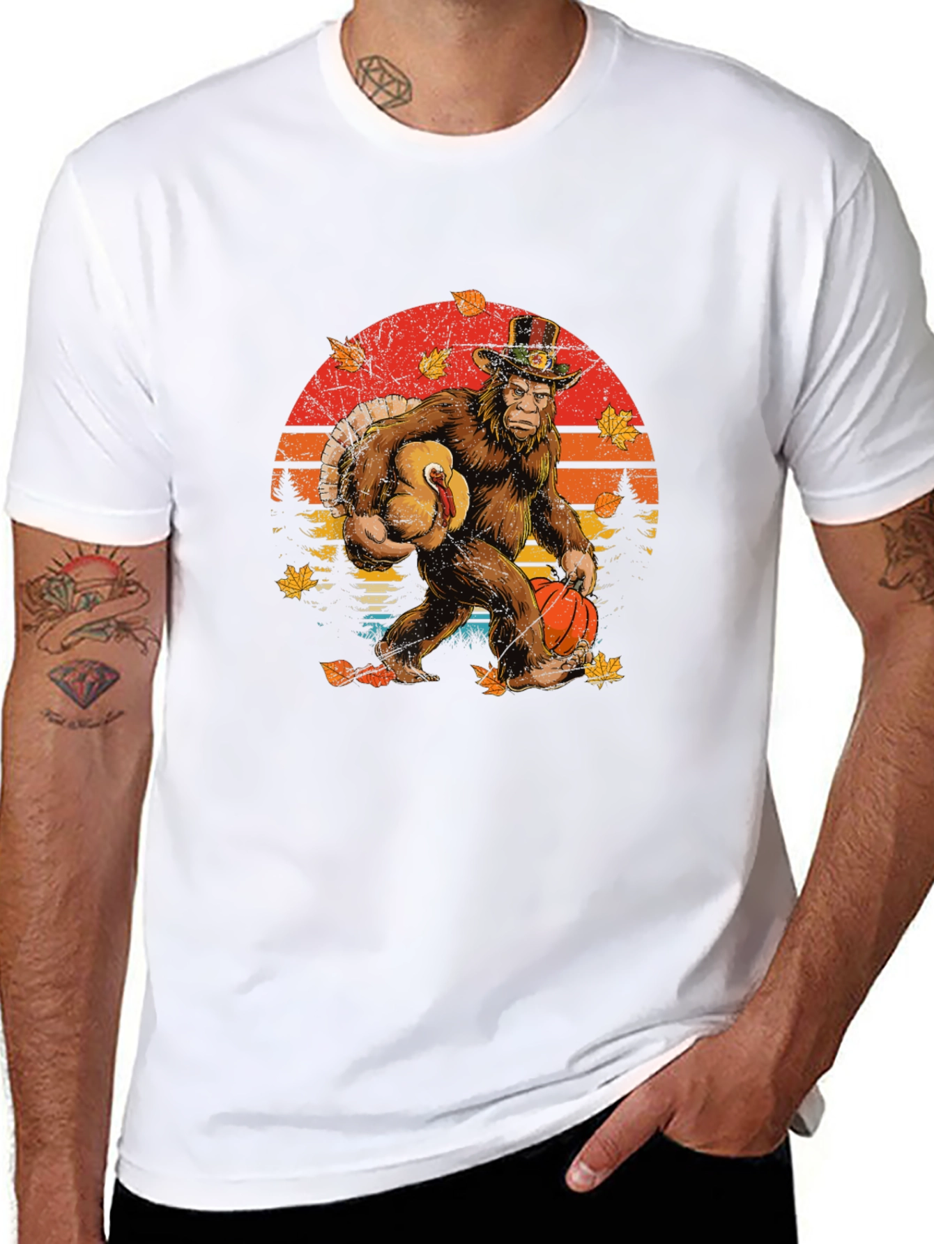 Thanksgiving Bigfoot T-Shirt