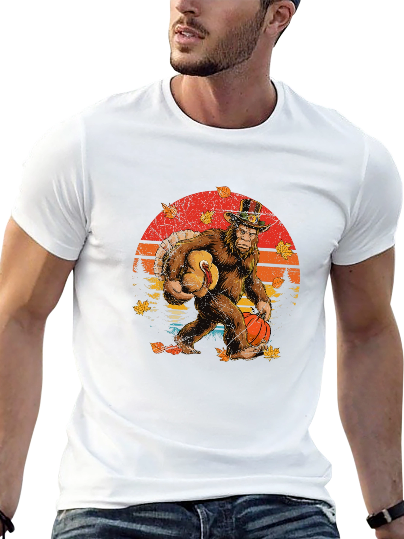 Thanksgiving Bigfoot T-Shirt