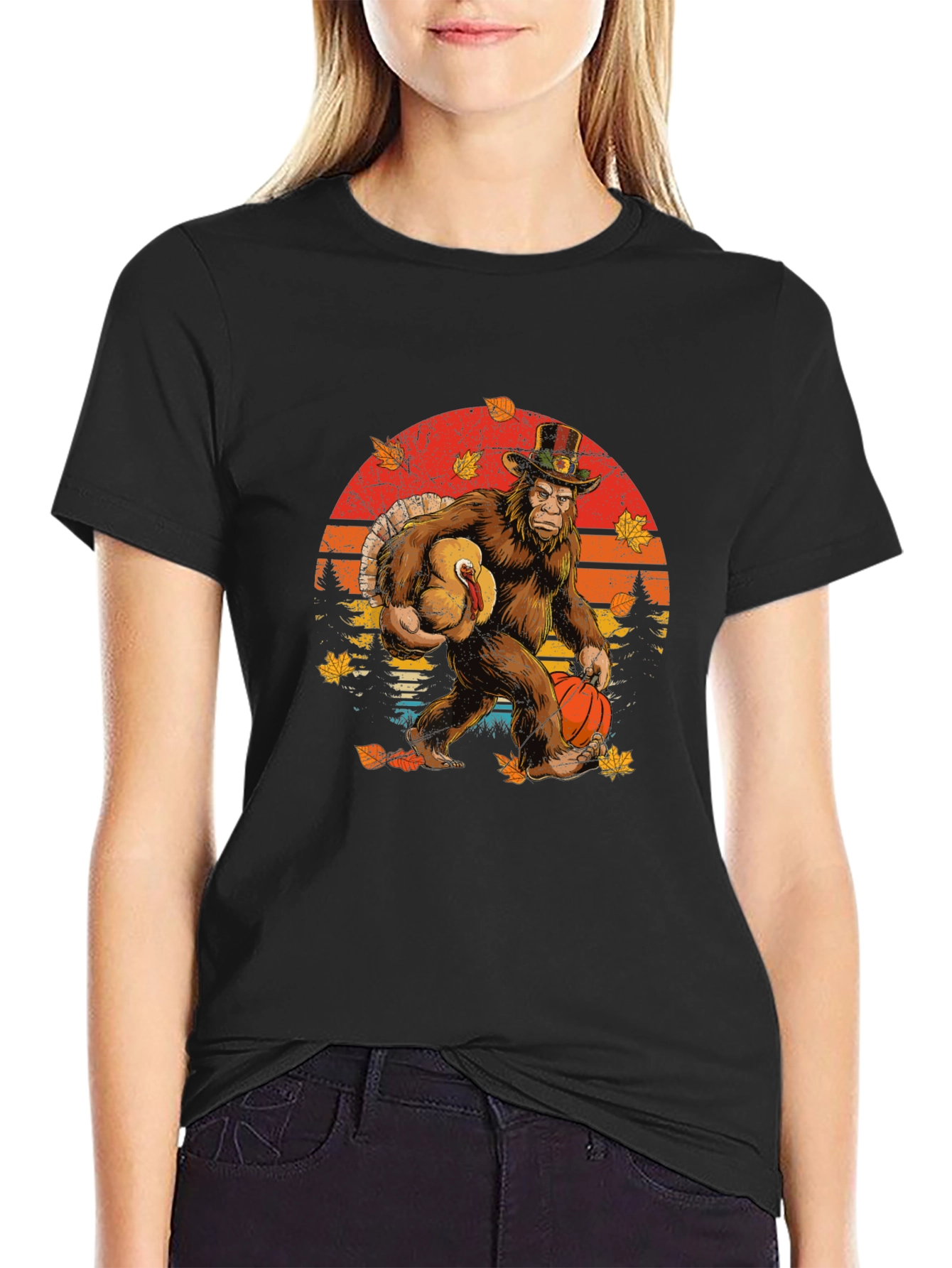 Thanksgiving Bigfoot T-Shirt