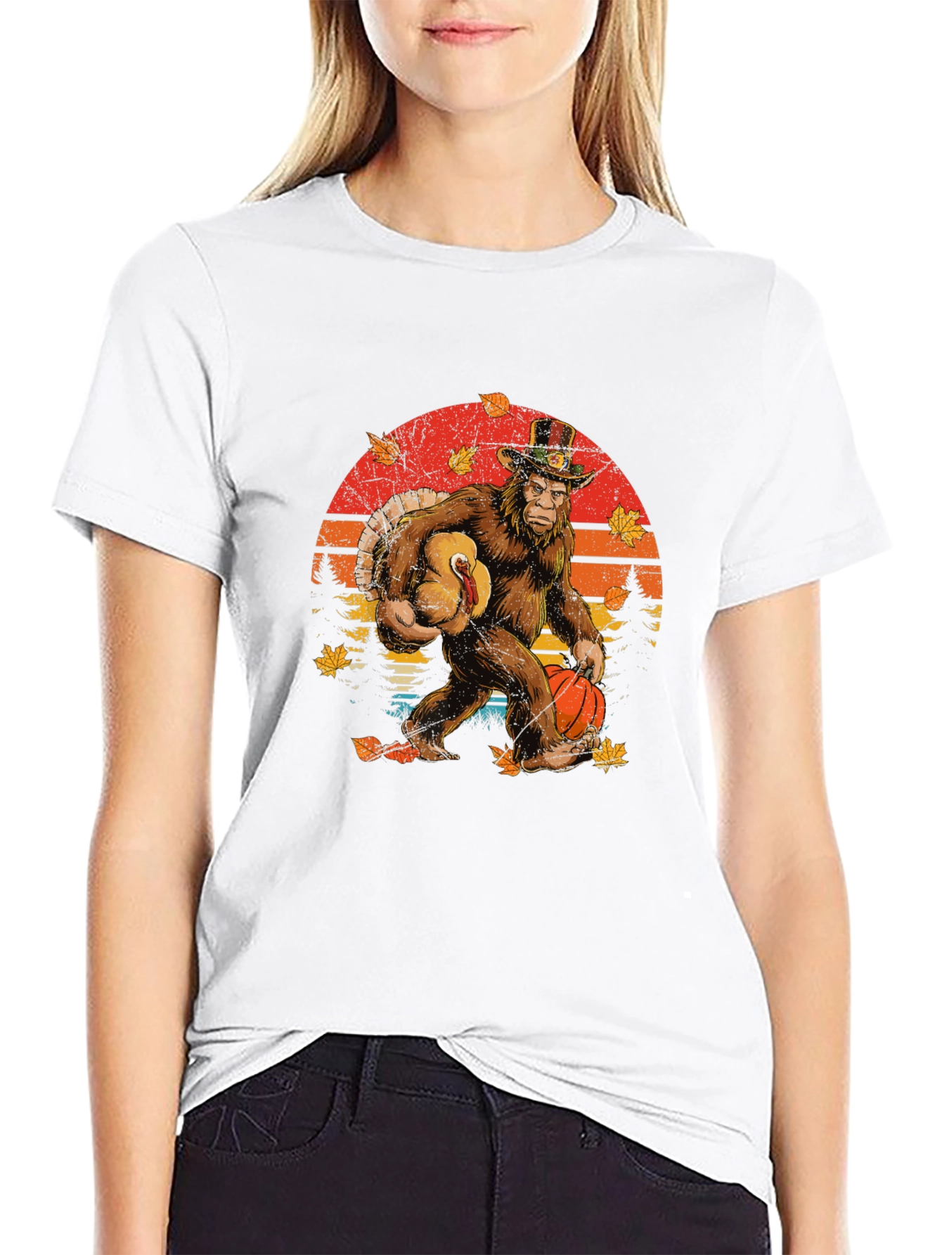 Thanksgiving Bigfoot T-Shirt