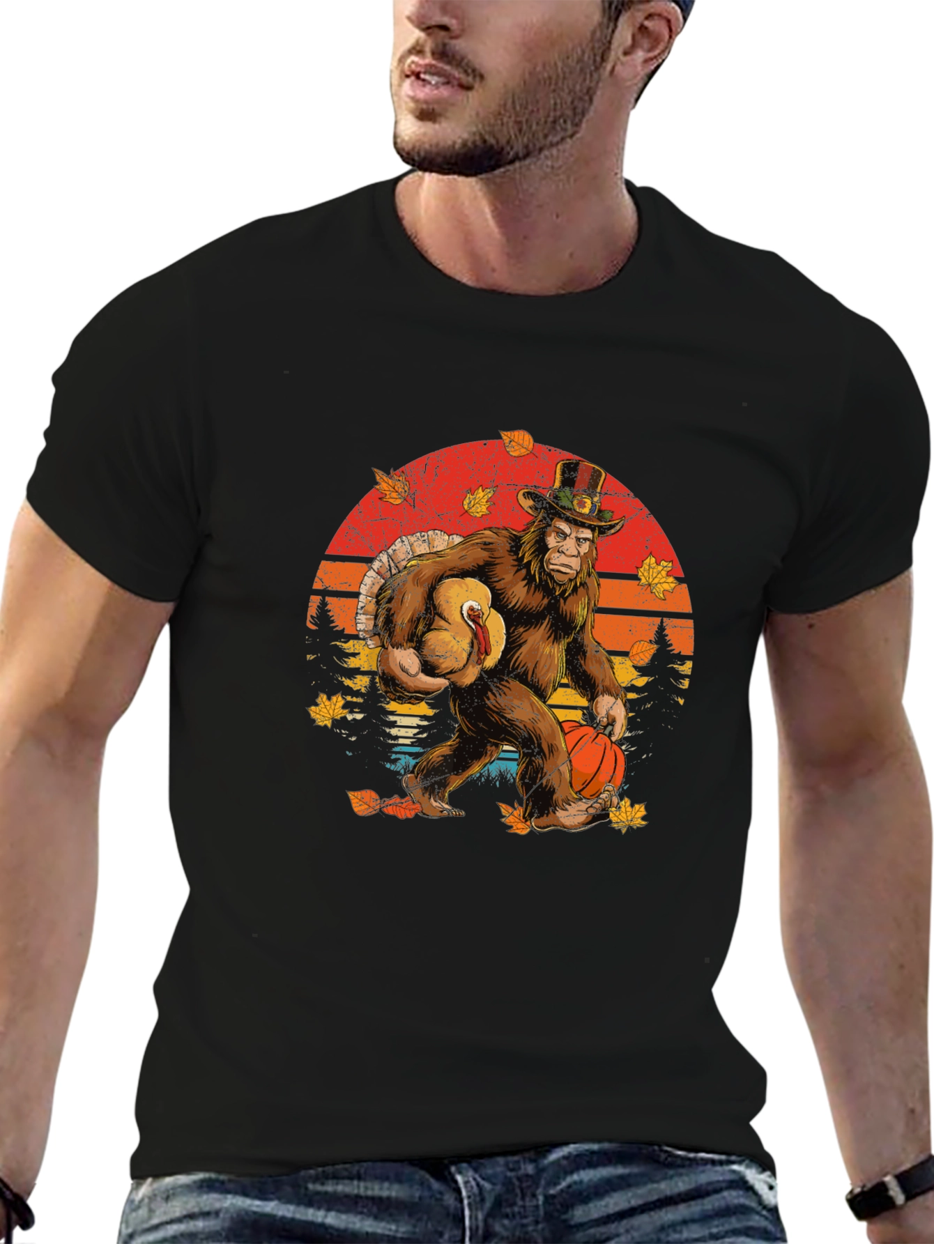 Thanksgiving Bigfoot T-Shirt