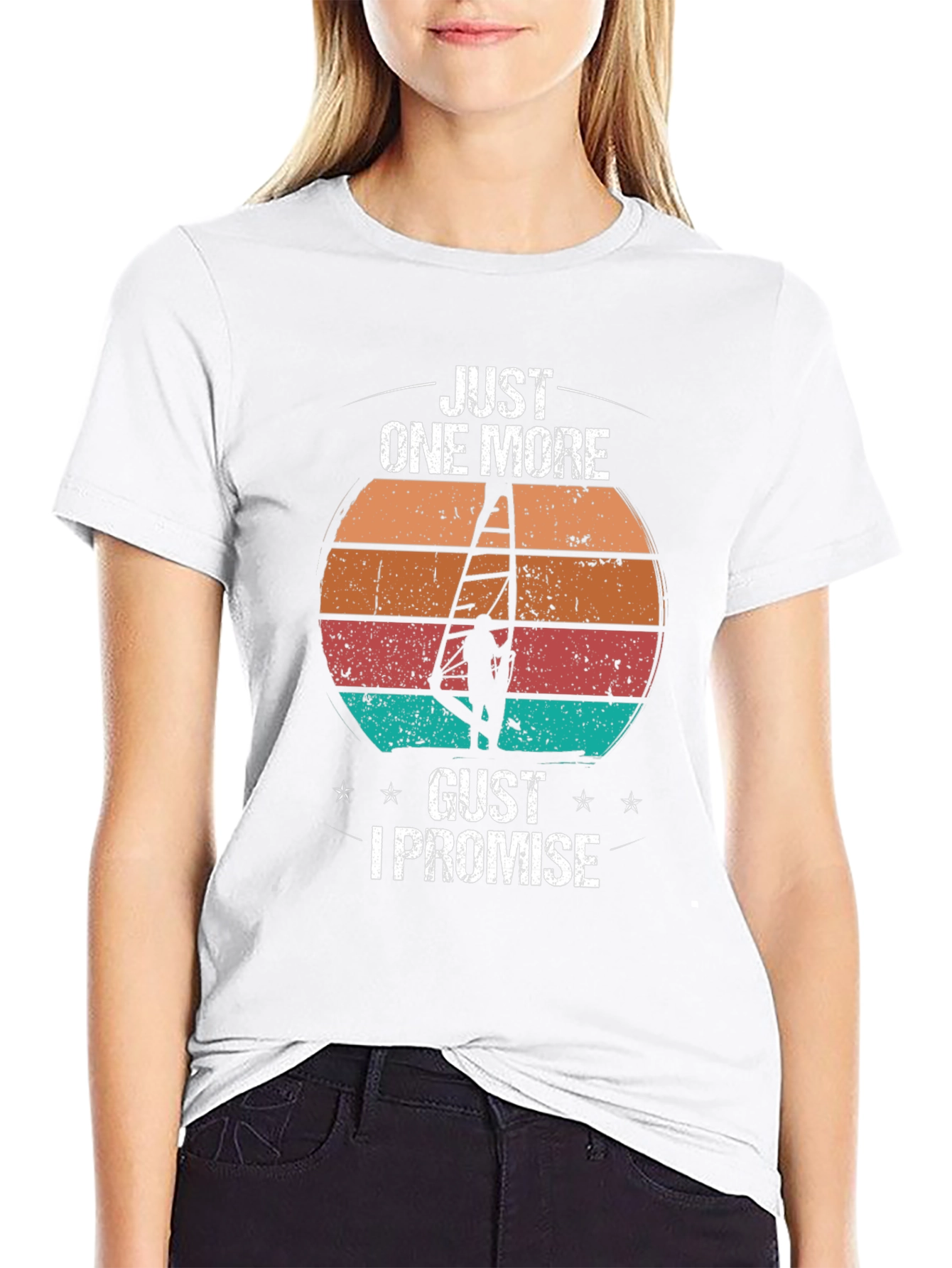 Just One More Gust T-Shirt | Windsurfing Design