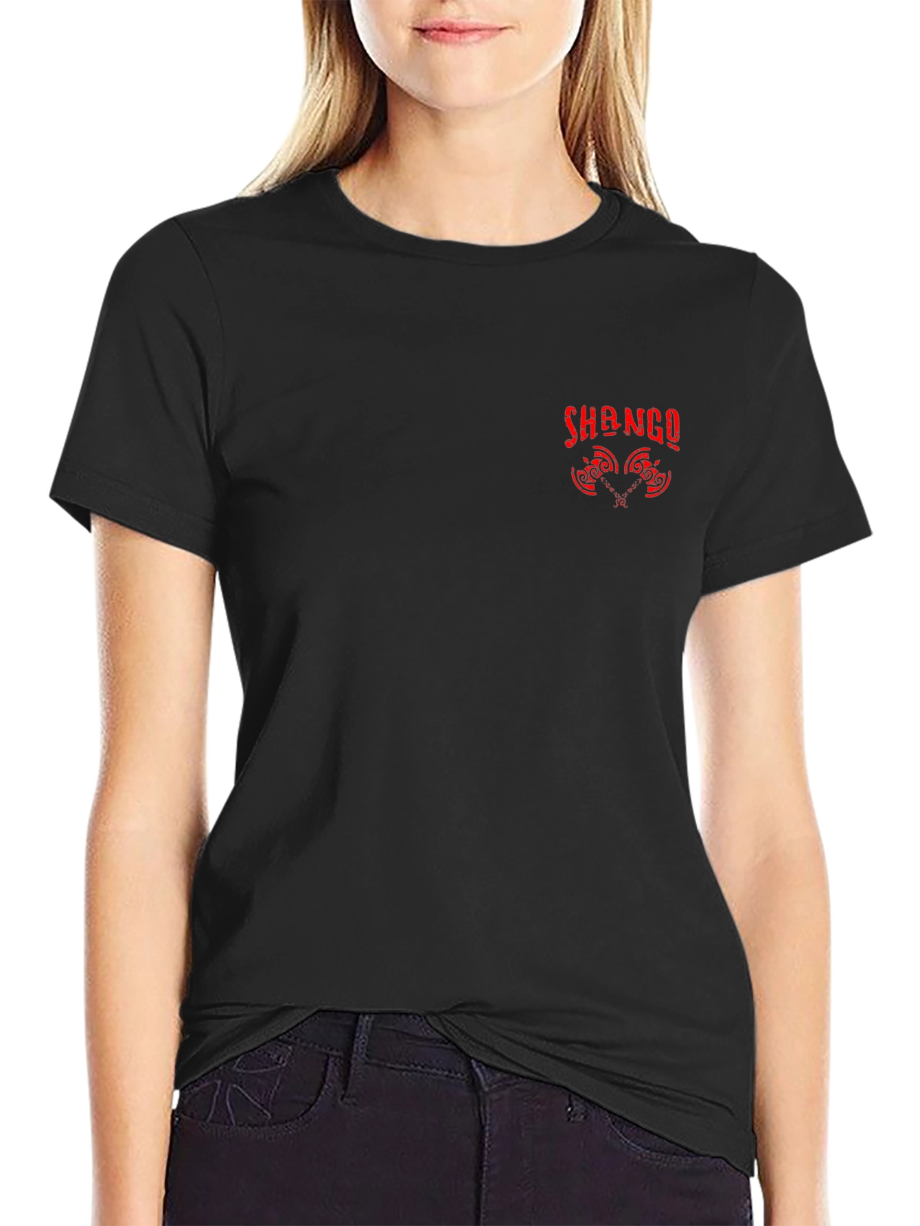 Shango Graphic Tee - Stylish Black T-Shirt