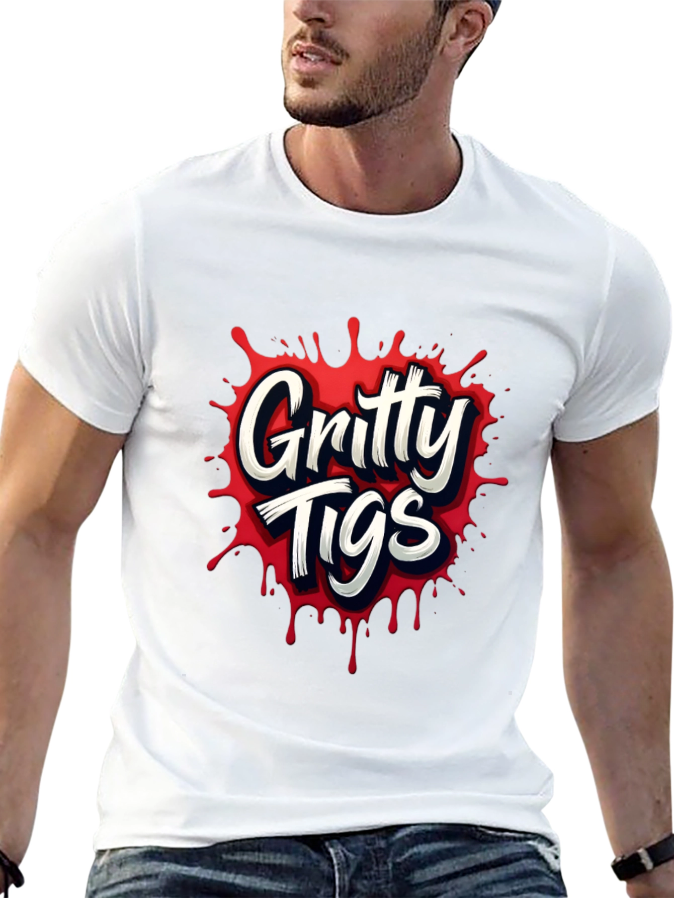 Gritty Tigs Graphic Tee - Bold Style