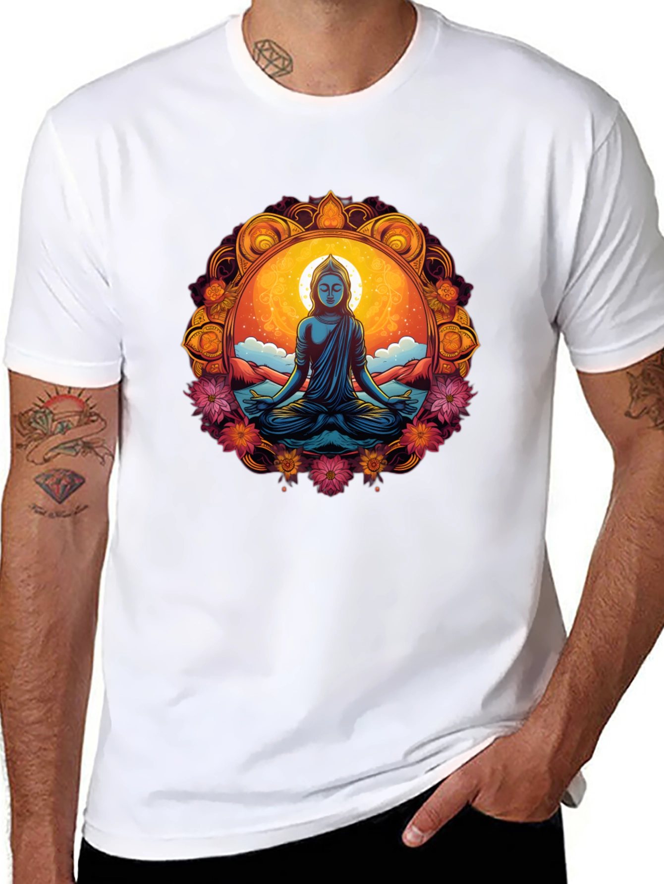 Meditative Buddha Graphic Tee