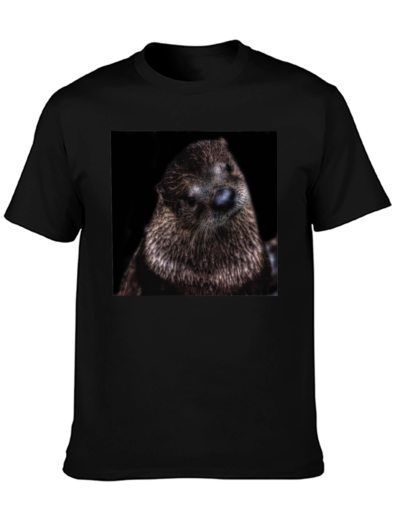 Otter Portrait Graphic T-Shirt