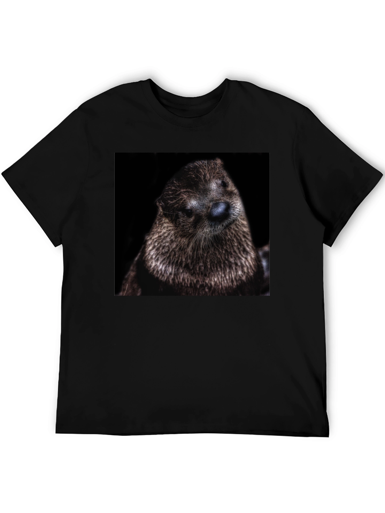 Otter Portrait Graphic T-Shirt