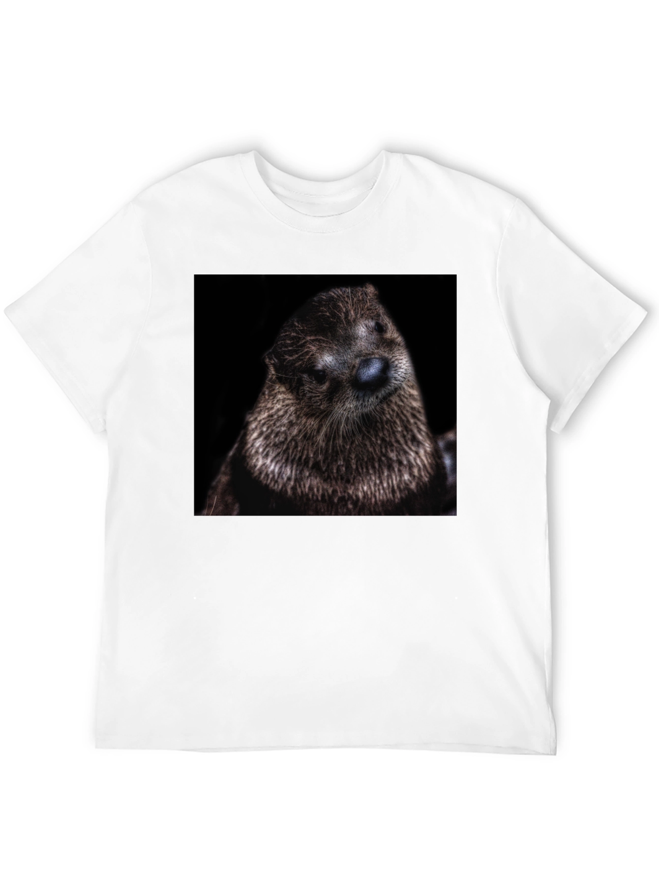 Otter Portrait Graphic T-Shirt