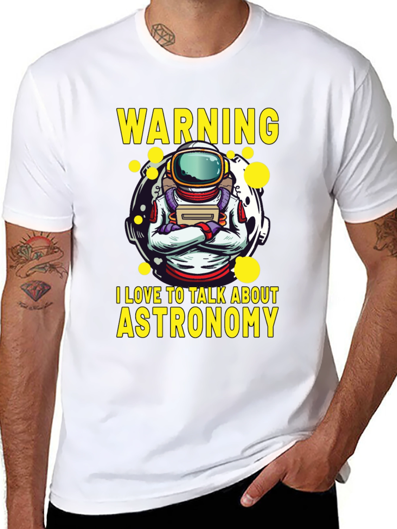 Astronomy Lover T-Shirt - Warning I Talk About Astronomy
