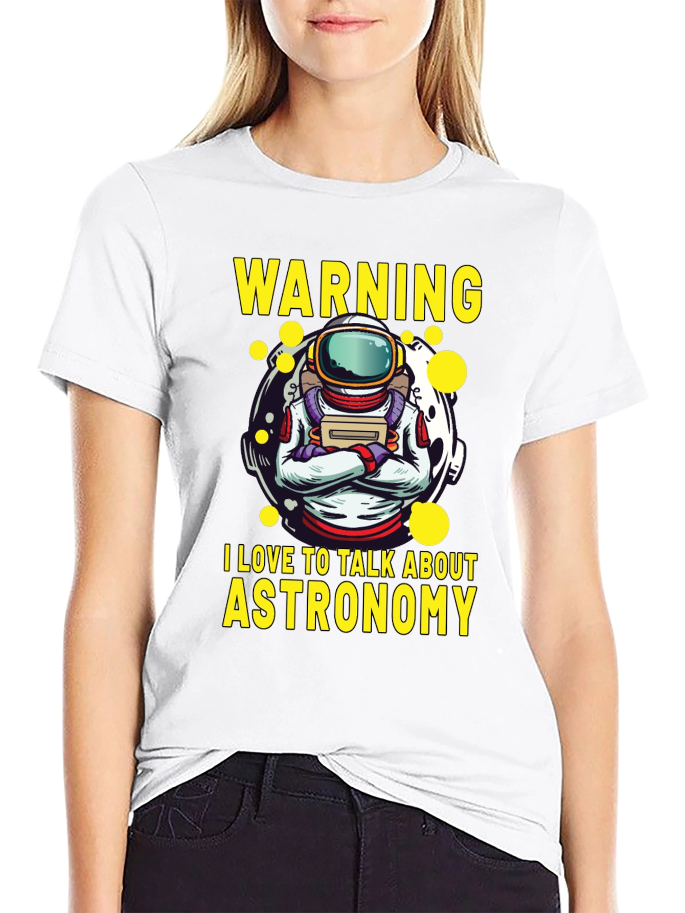 Astronomy Lover T-Shirt - Warning I Talk About Astronomy